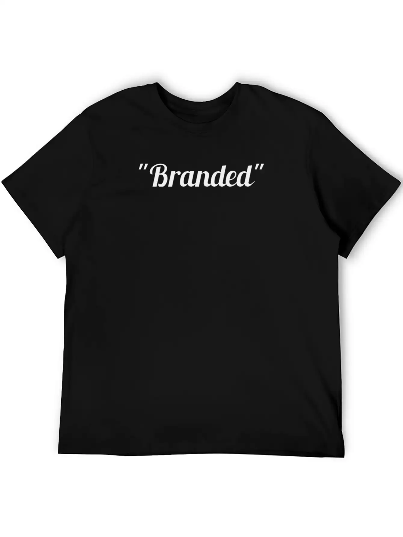 "Branded" Clothing Casual Graphic T-Shirt – Simple And Comfortable Daily Wear
