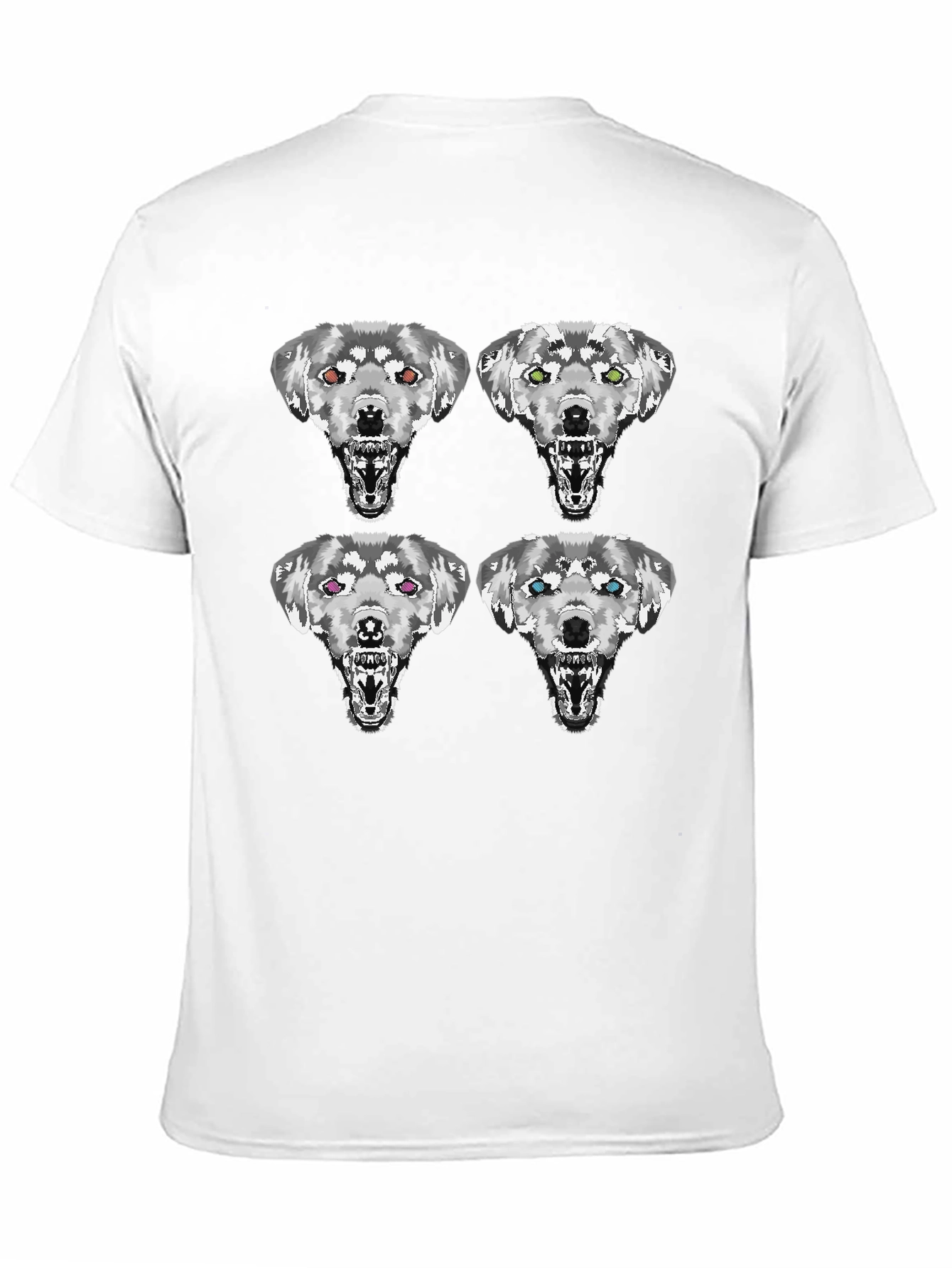 Wolf Pack Graphic T-Shirt - Stylish Black Tee