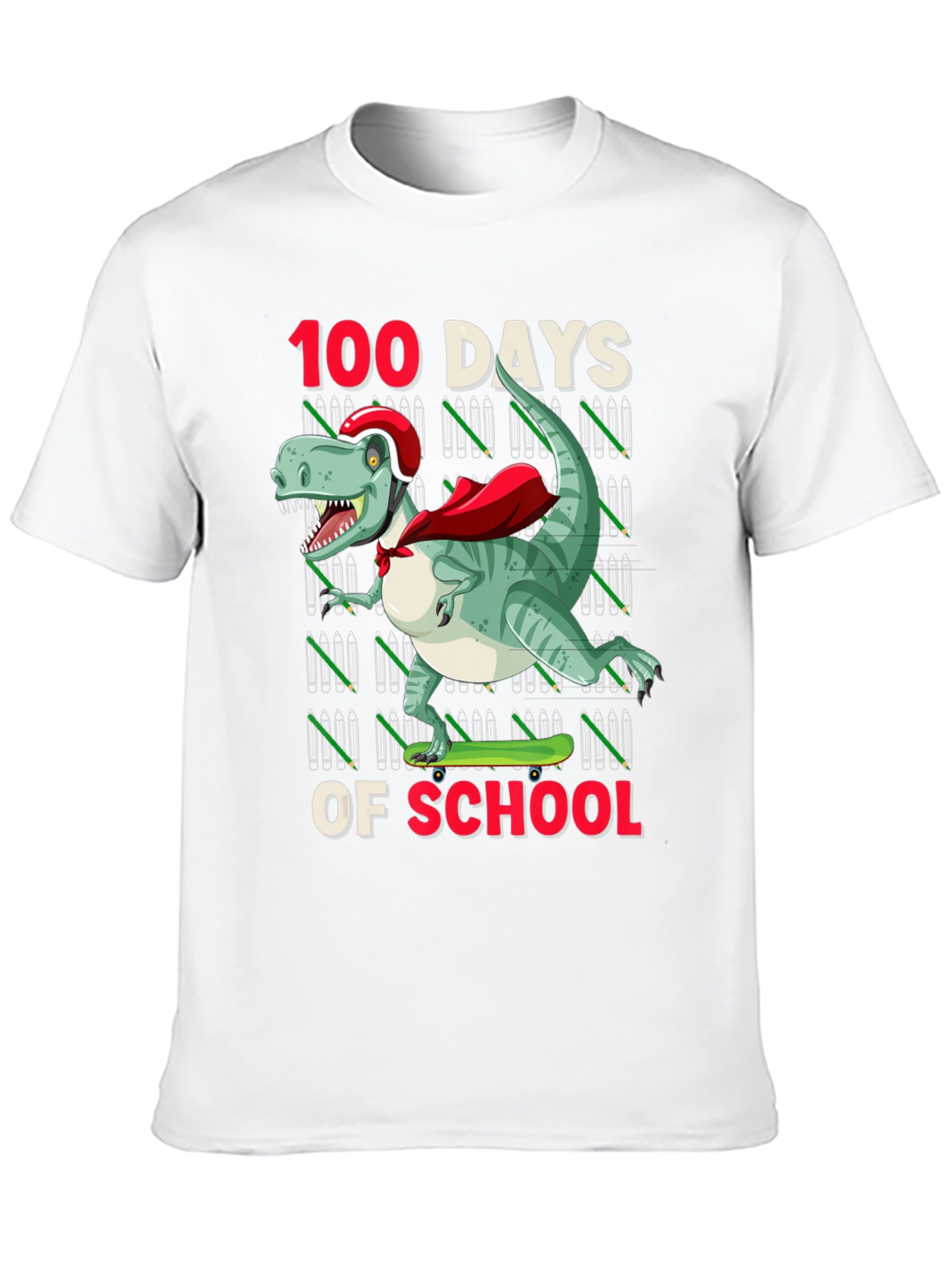 100 Days of School Dinosaur T-Shirt