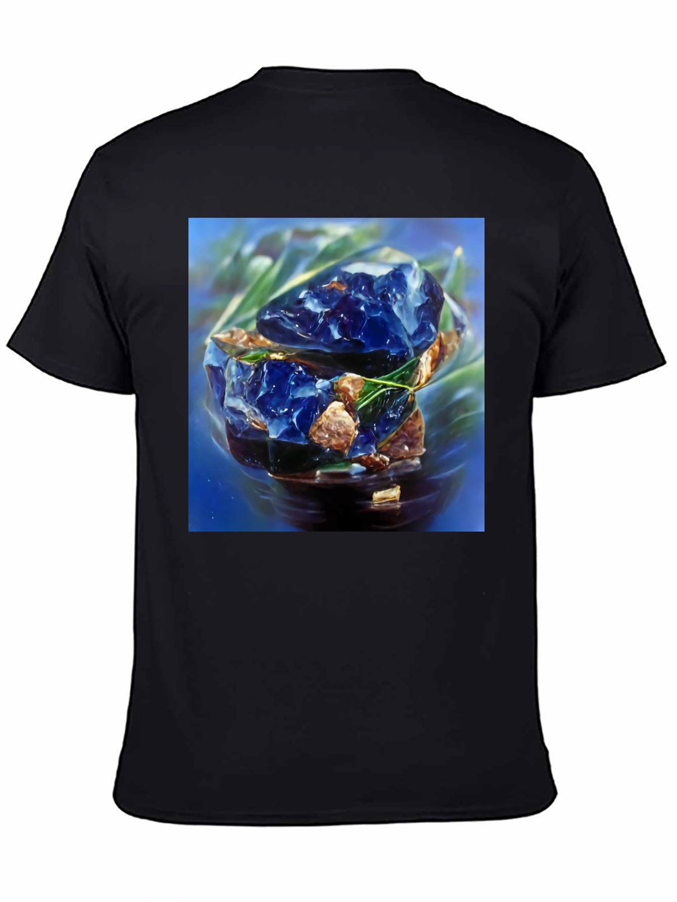 Abstract Blue Gem T-Shirt