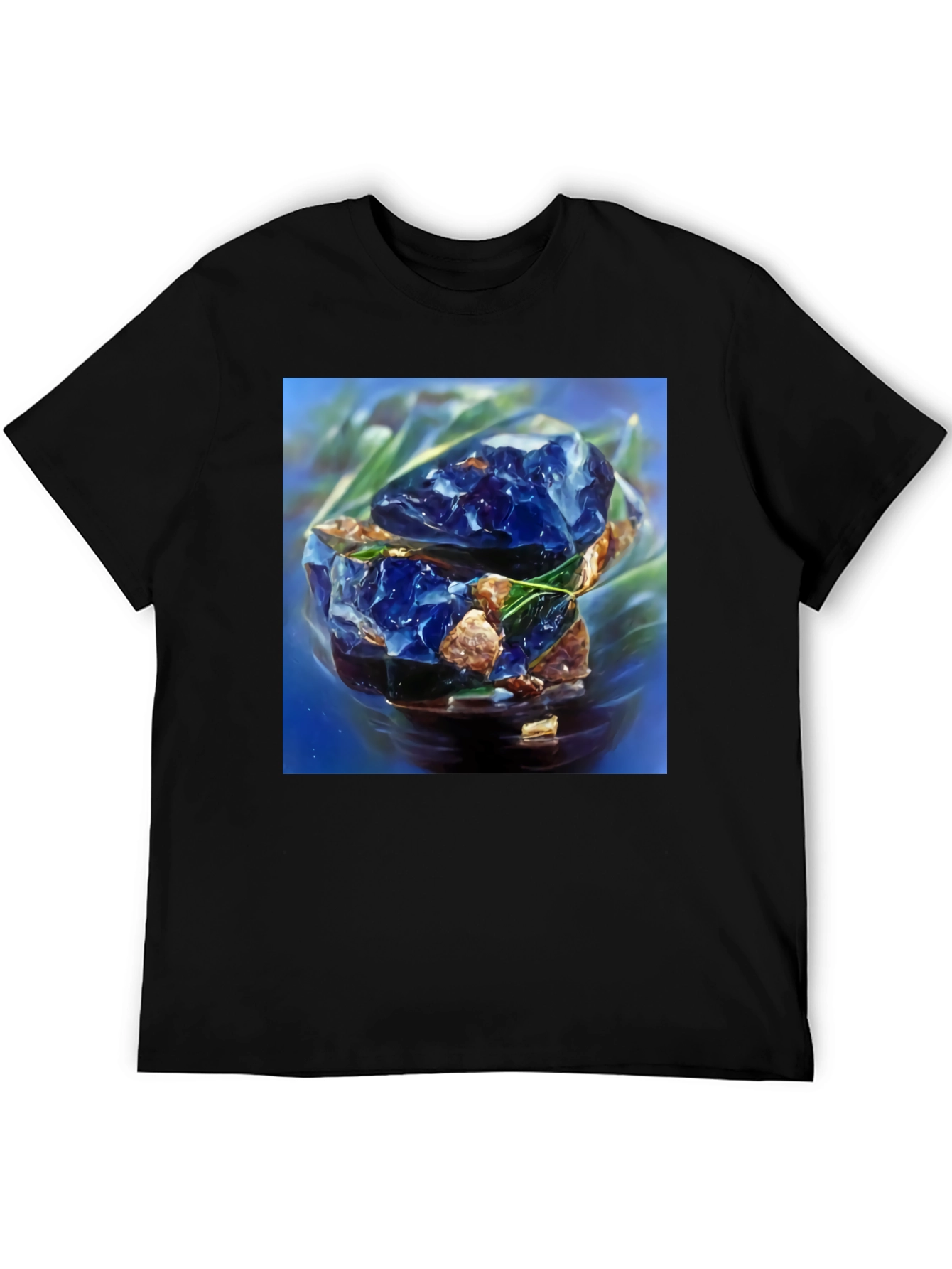 Abstract Blue Gem T-Shirt