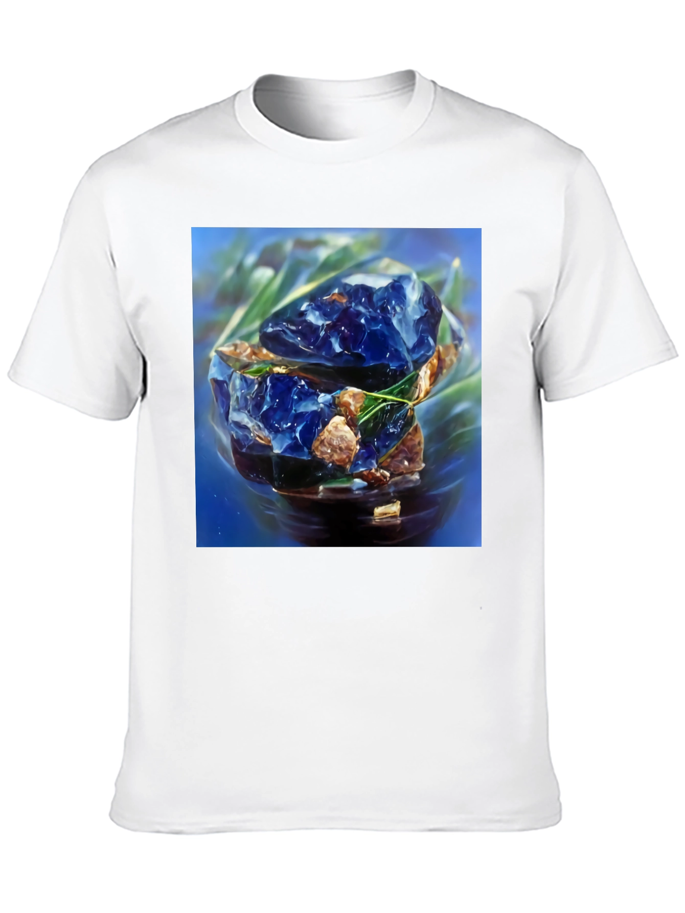 Abstract Blue Gem T-Shirt
