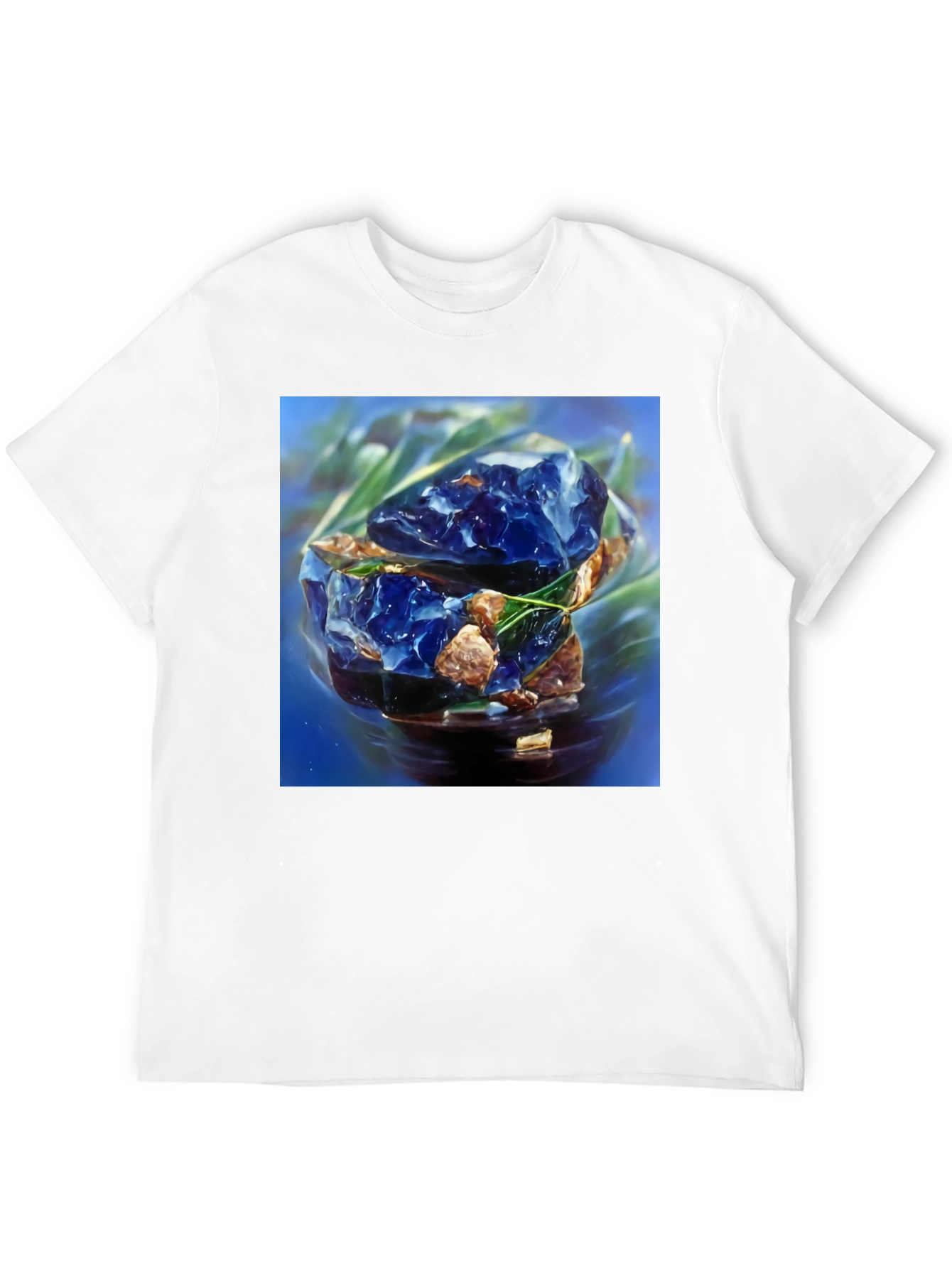 Abstract Blue Gem T-Shirt