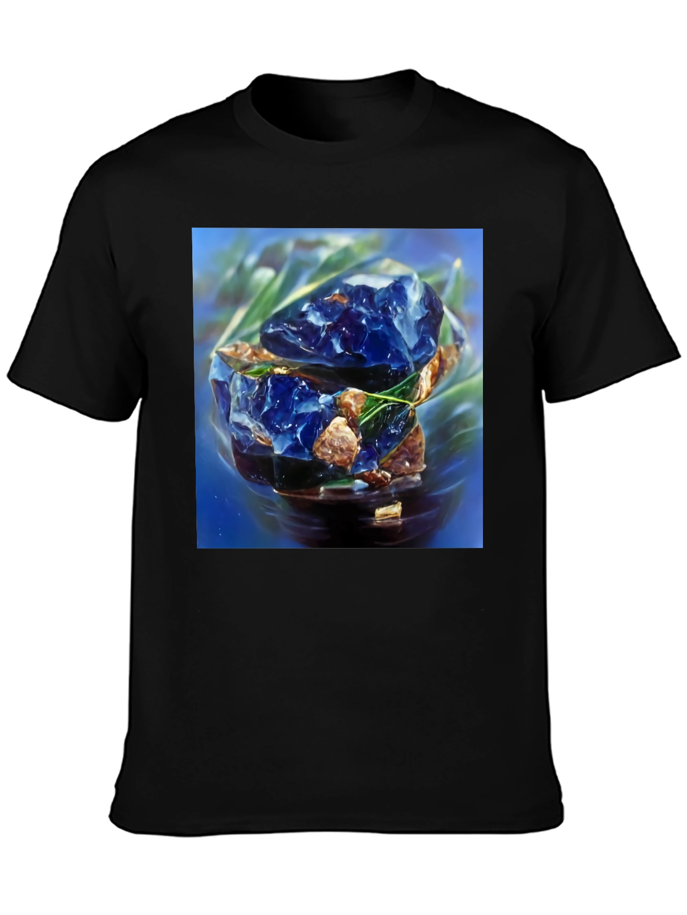 Abstract Blue Gem T-Shirt