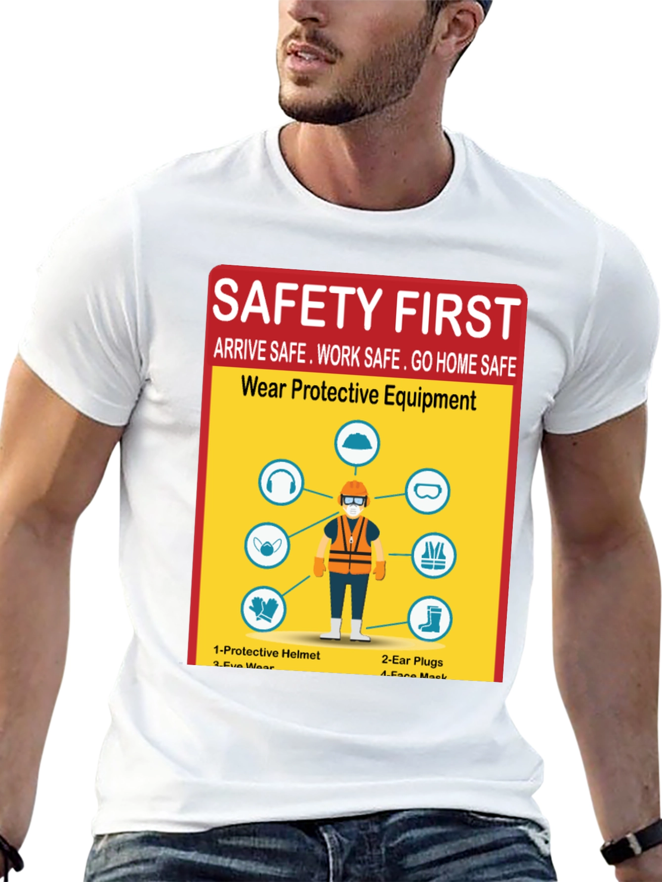 Safety First Protective Equipment T-Shirt