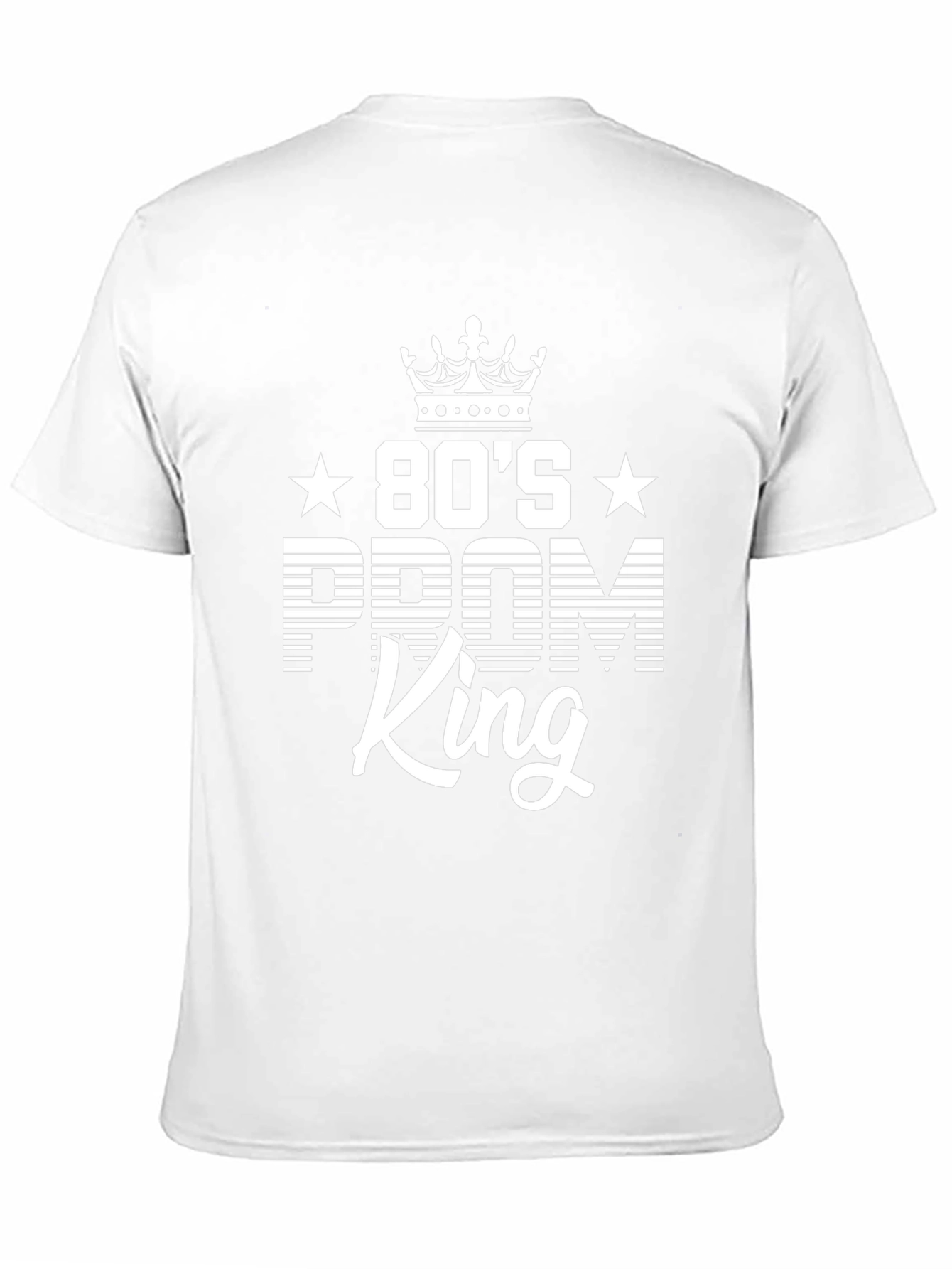 80s Prom King Black Graphic T-Shirt