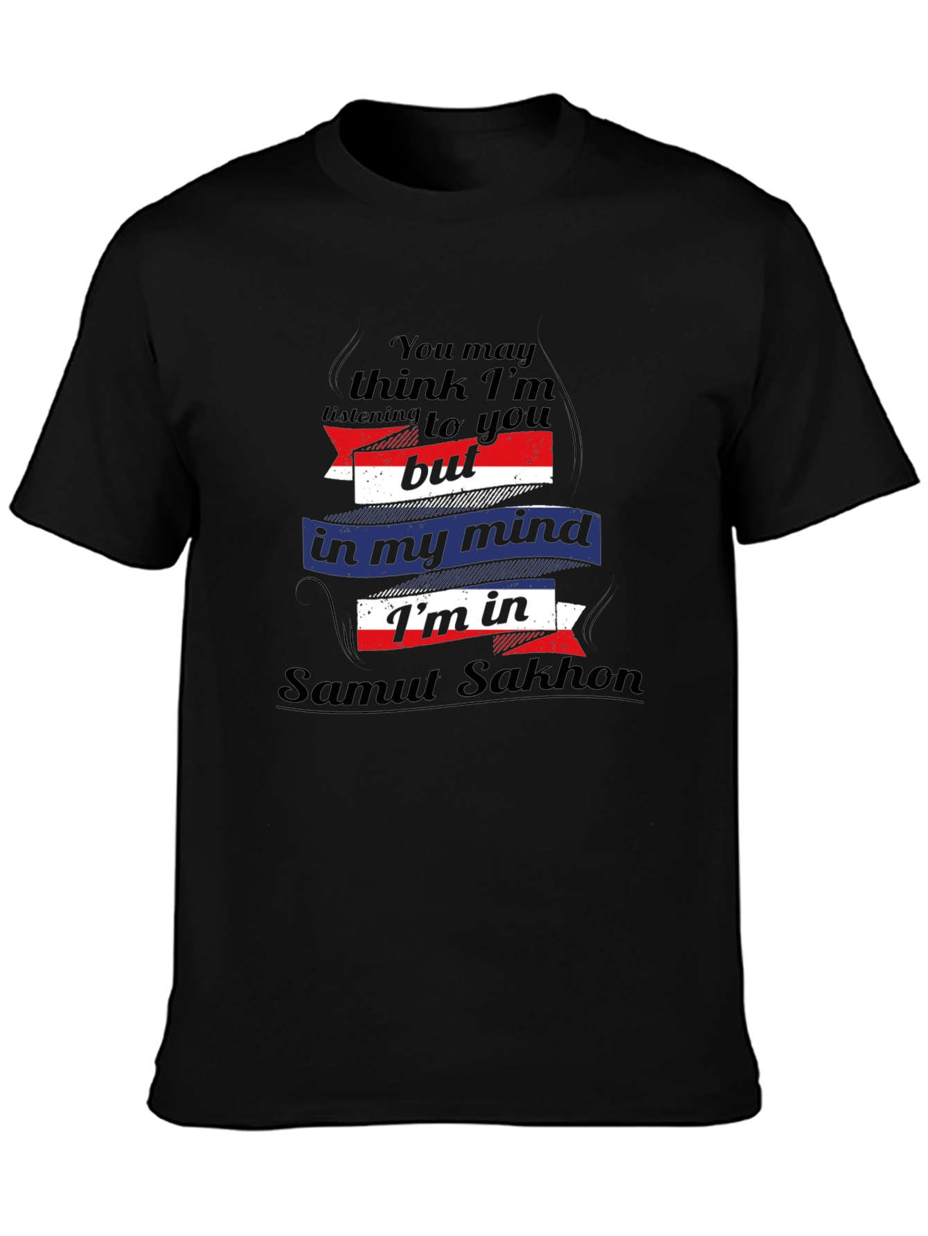 Samut Sakhon Mind Black T-Shirt