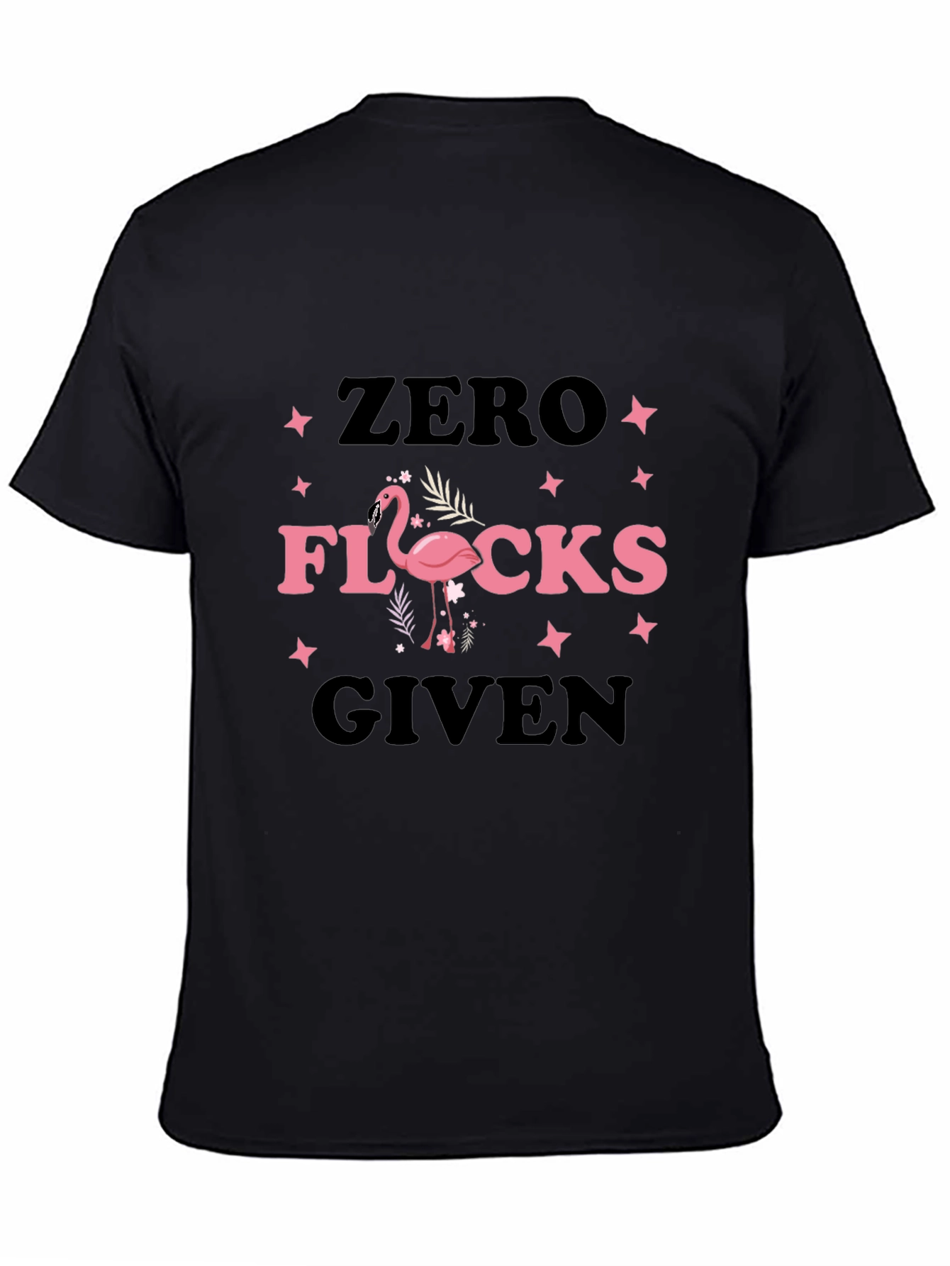 Zero Flocks Given Flamingo Graphic Tee