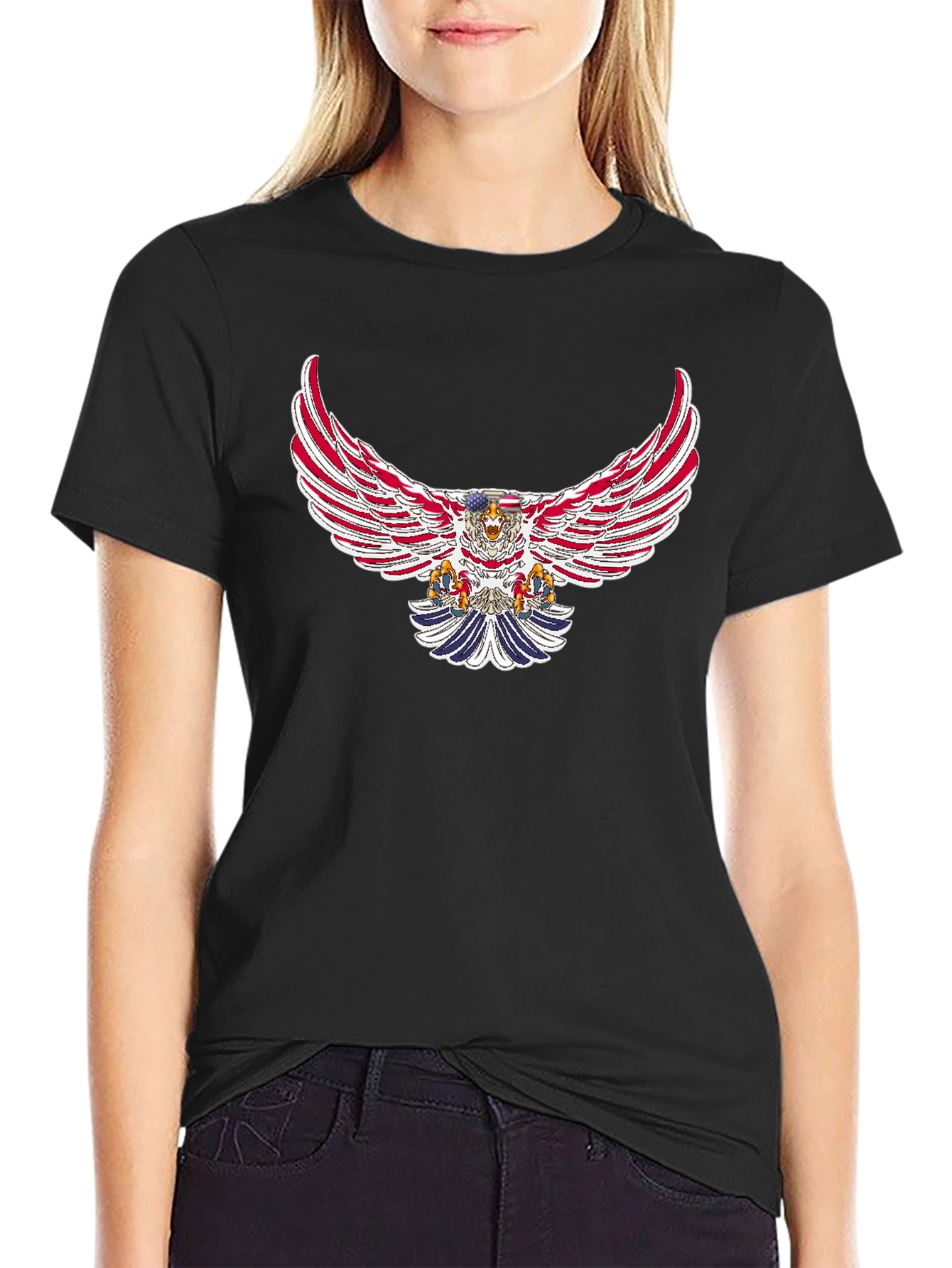 American Eagle Graphic Black T-Shirt
