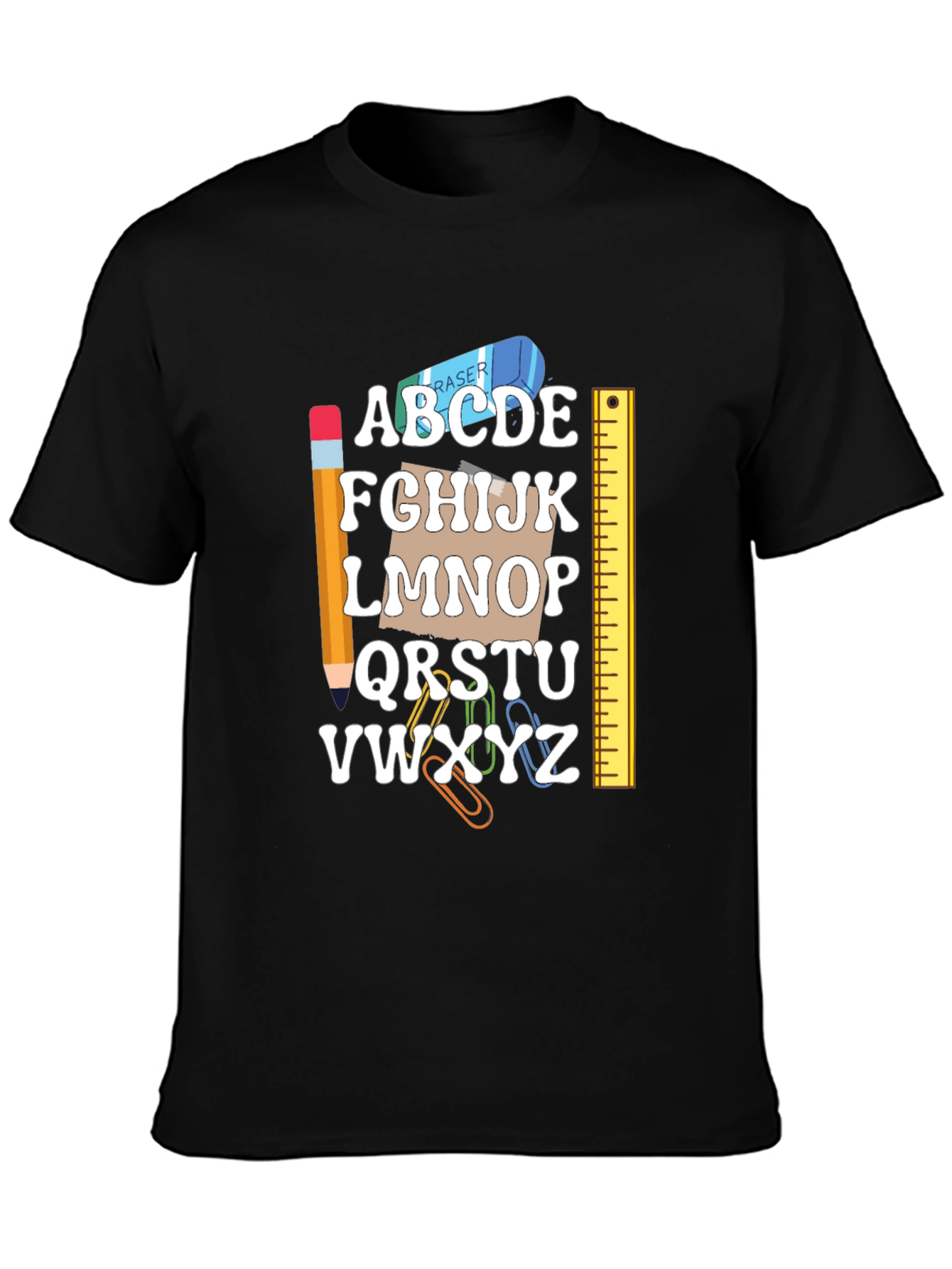 Alphabet Teacher Graphic T-Shirt