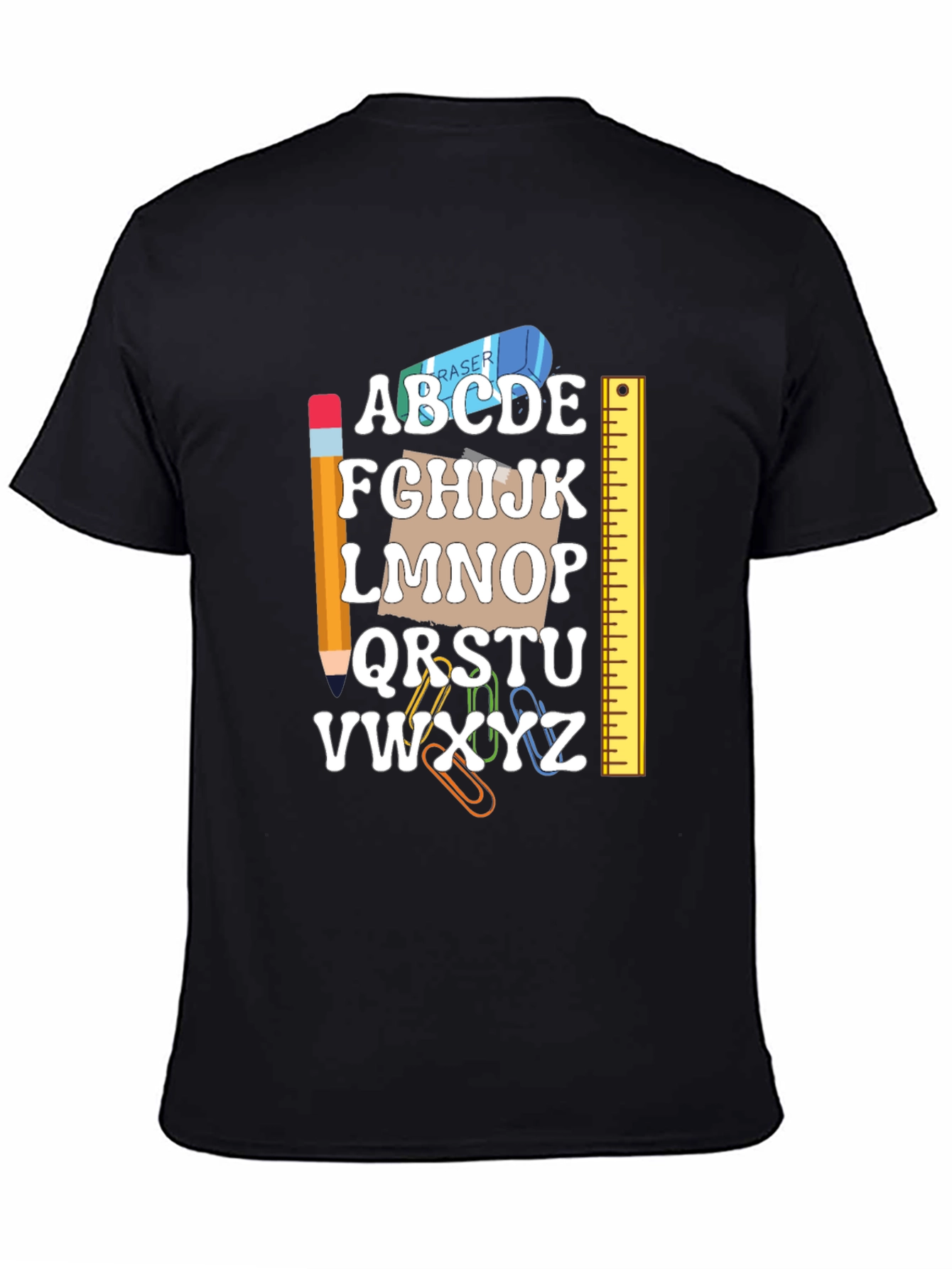 Alphabet Teacher Graphic T-Shirt