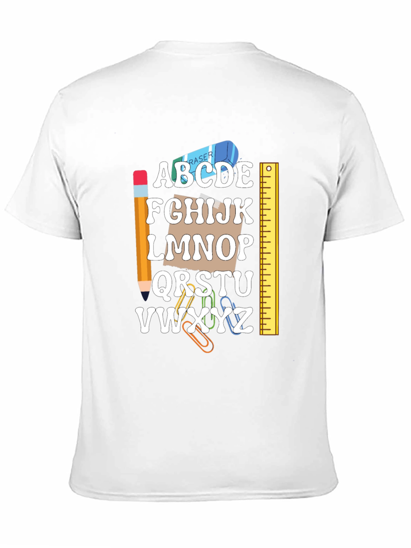 Alphabet Teacher Graphic T-Shirt