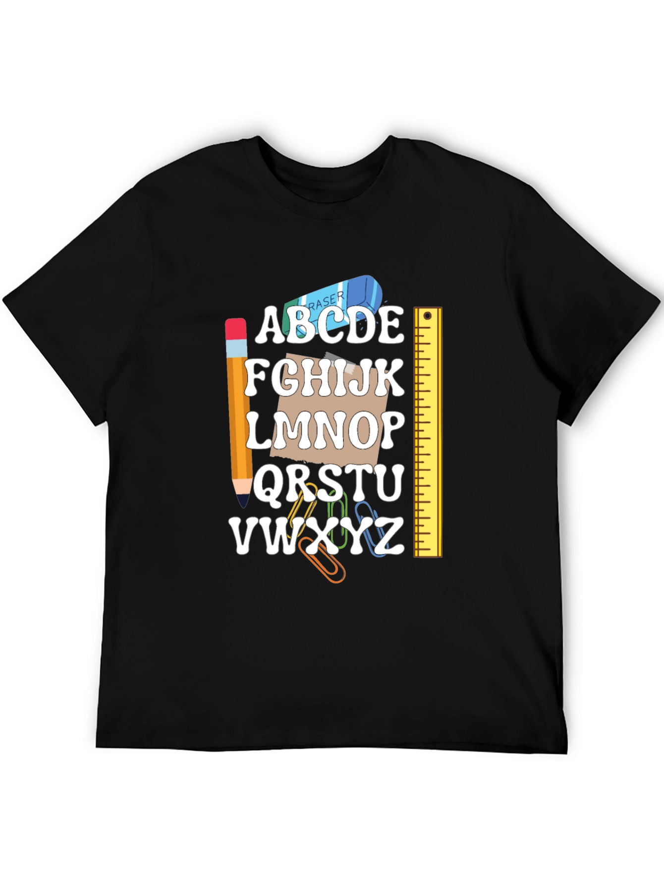 Alphabet Teacher Graphic T-Shirt