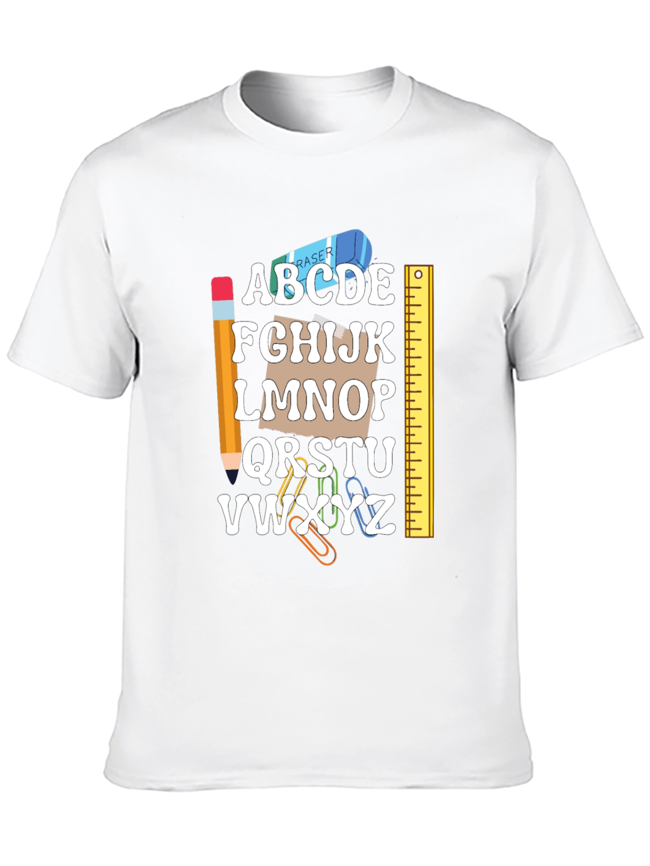 Alphabet Teacher Graphic T-Shirt