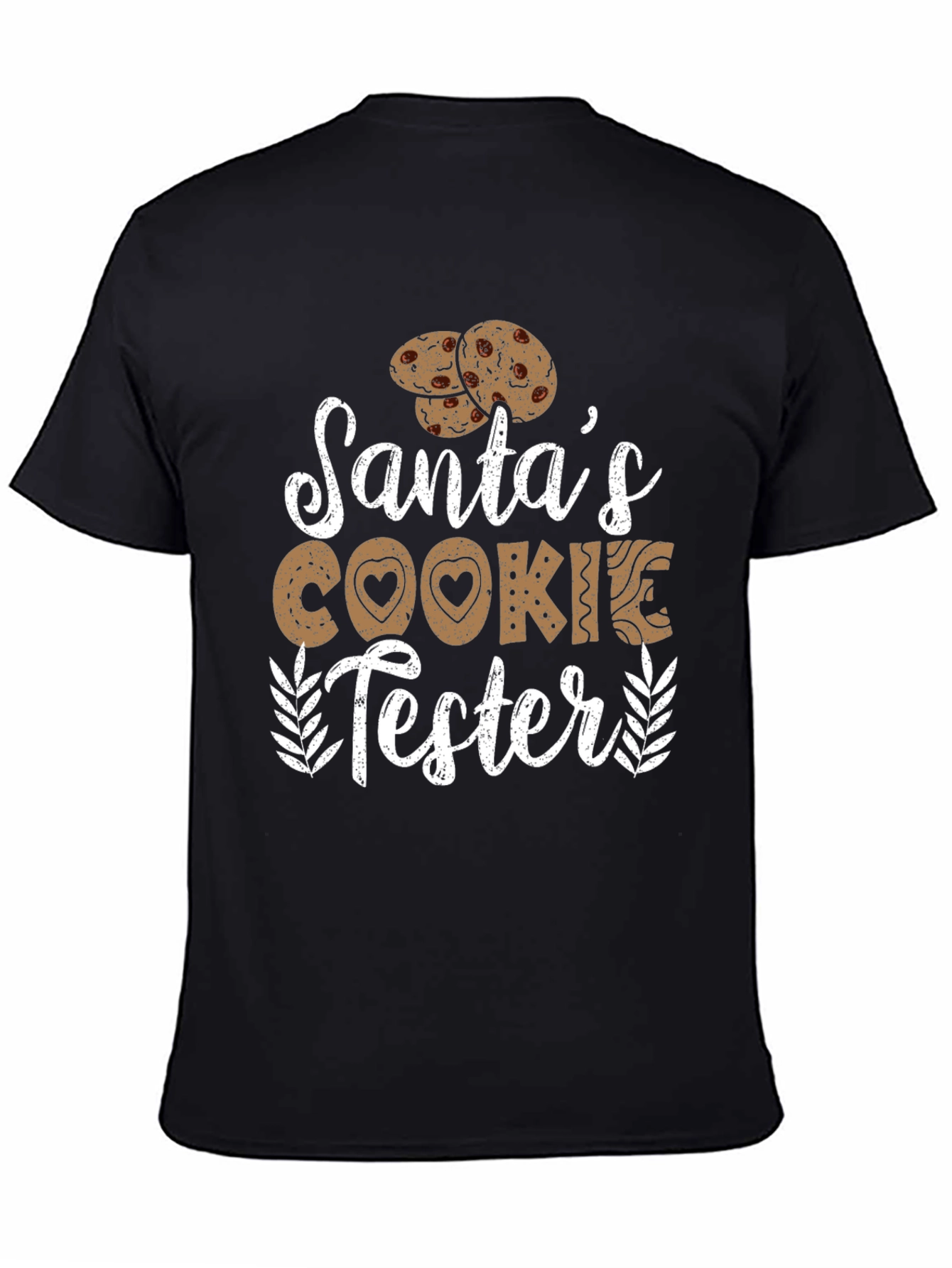 Santas Cookie Tester Graphic Tee
