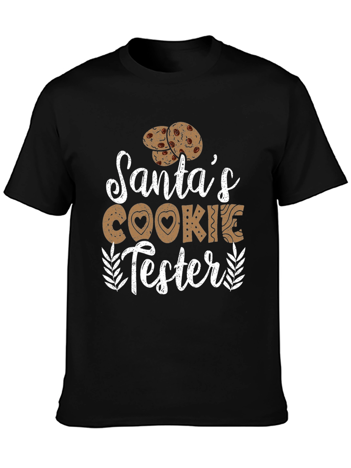 Santas Cookie Tester Graphic Tee