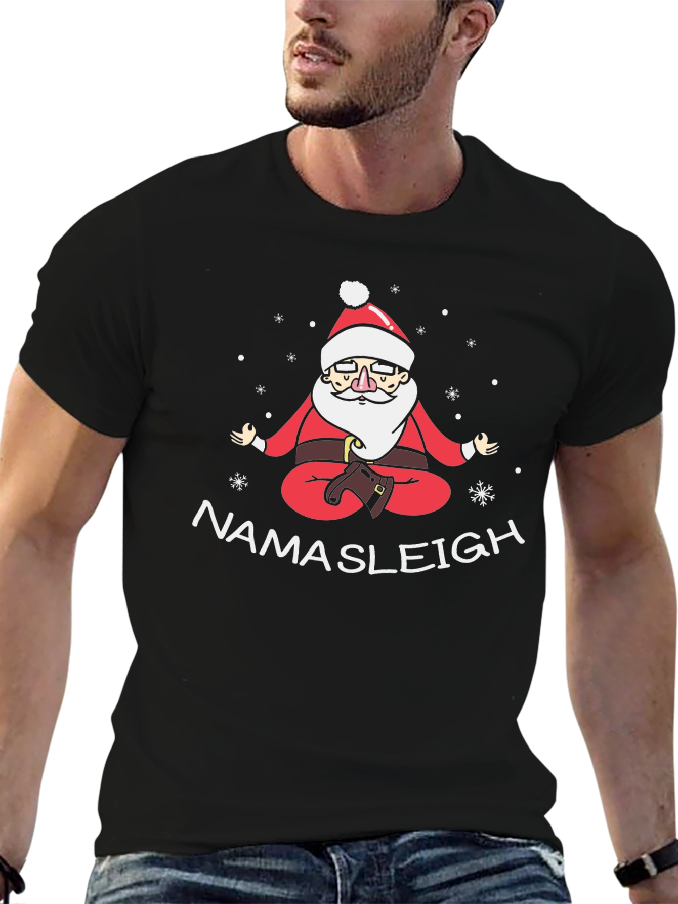 Yoga Santa Namasleigh T-Shirt