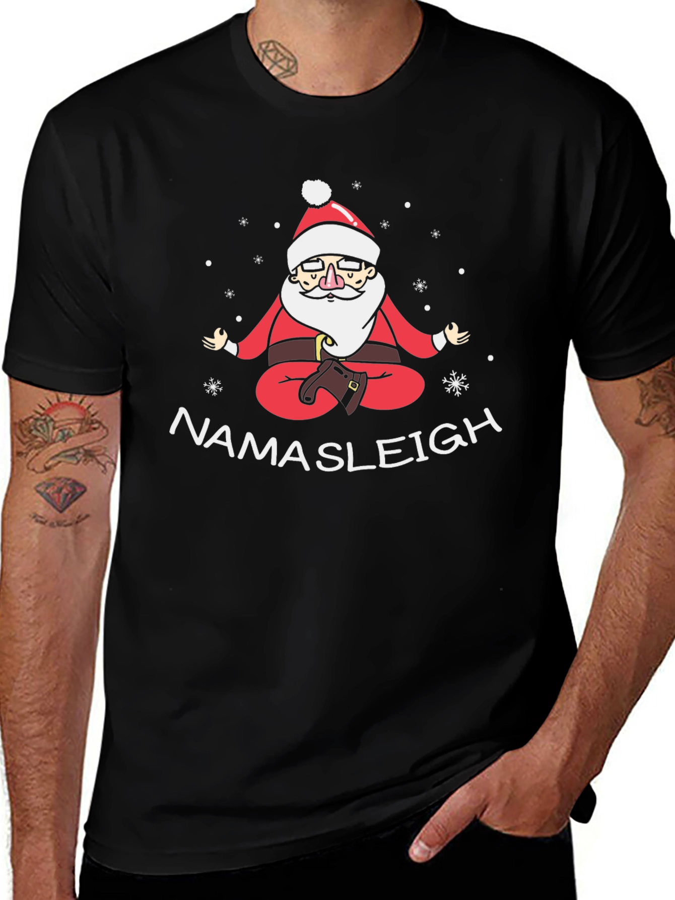 Yoga Santa Namasleigh T-Shirt