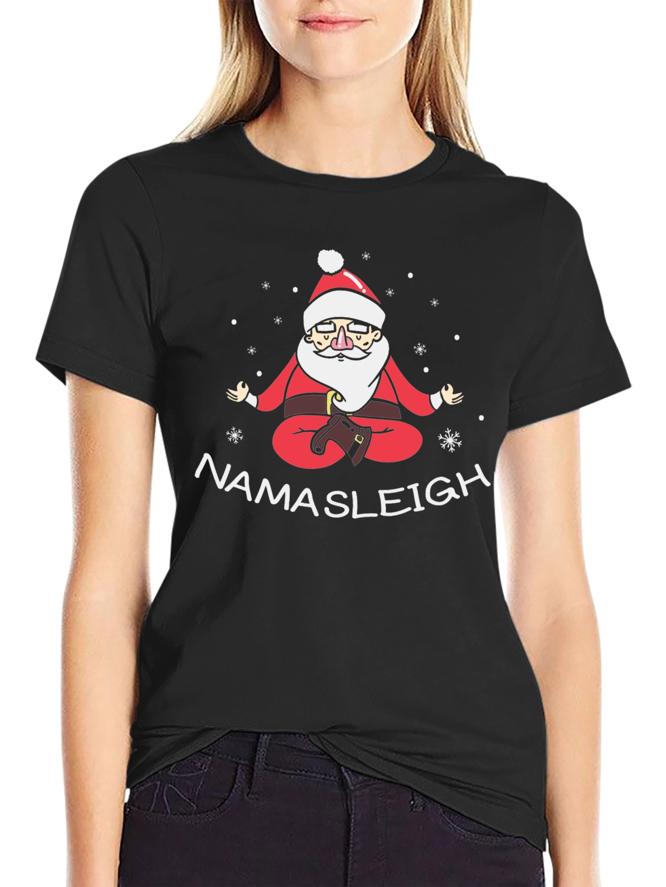 Yoga Santa Namasleigh T-Shirt