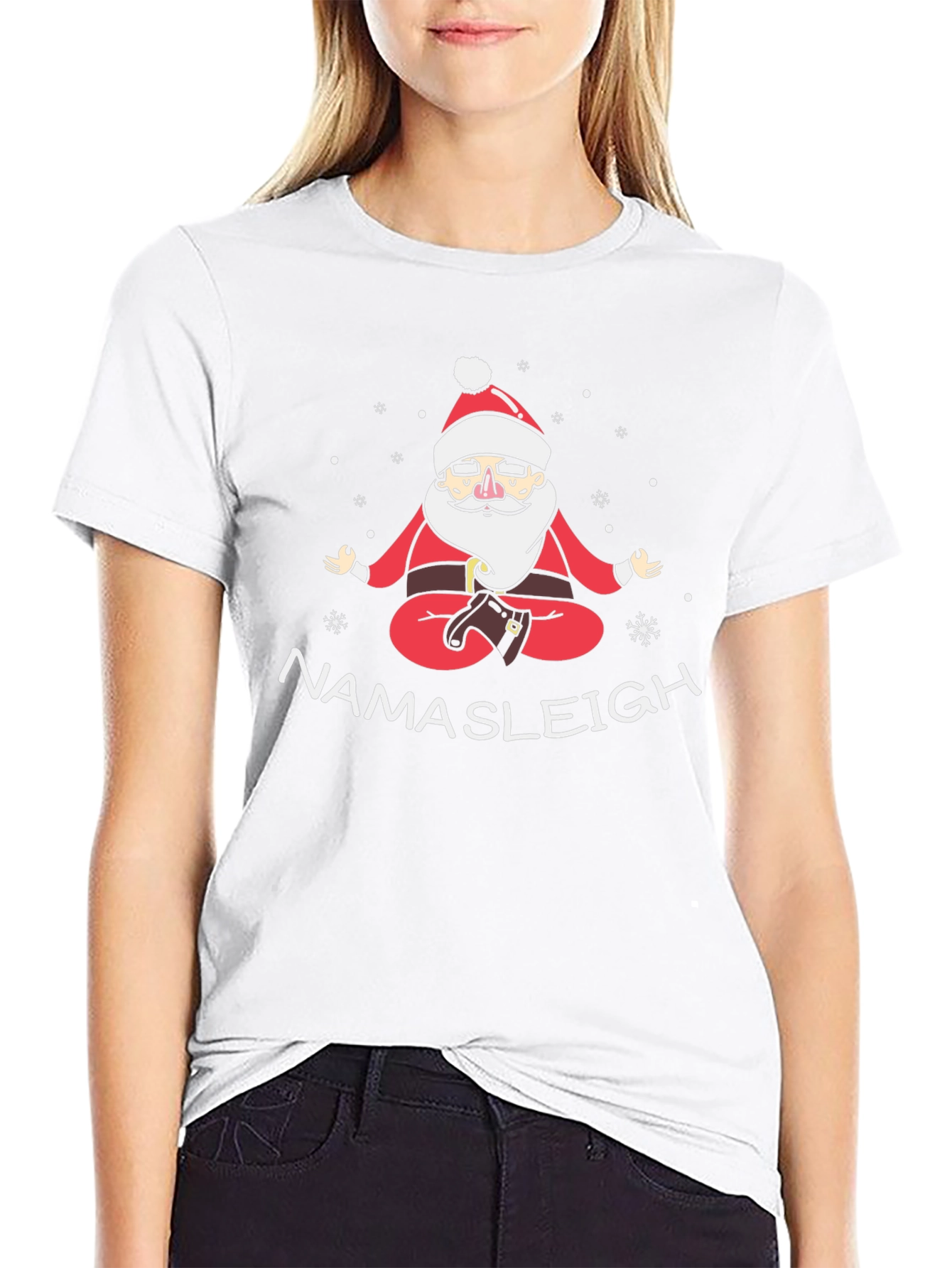 Yoga Santa Namasleigh T-Shirt