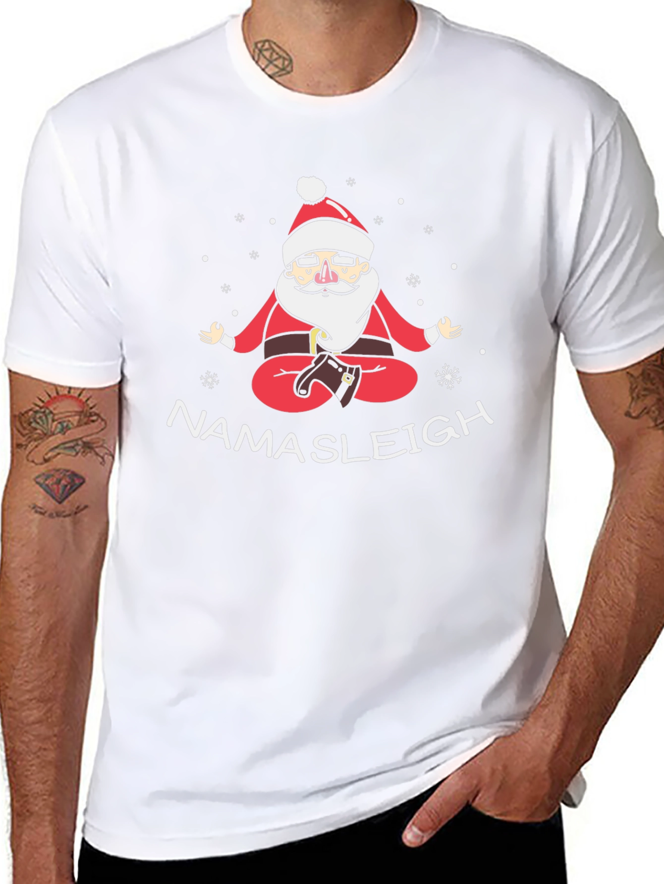 Yoga Santa Namasleigh T-Shirt
