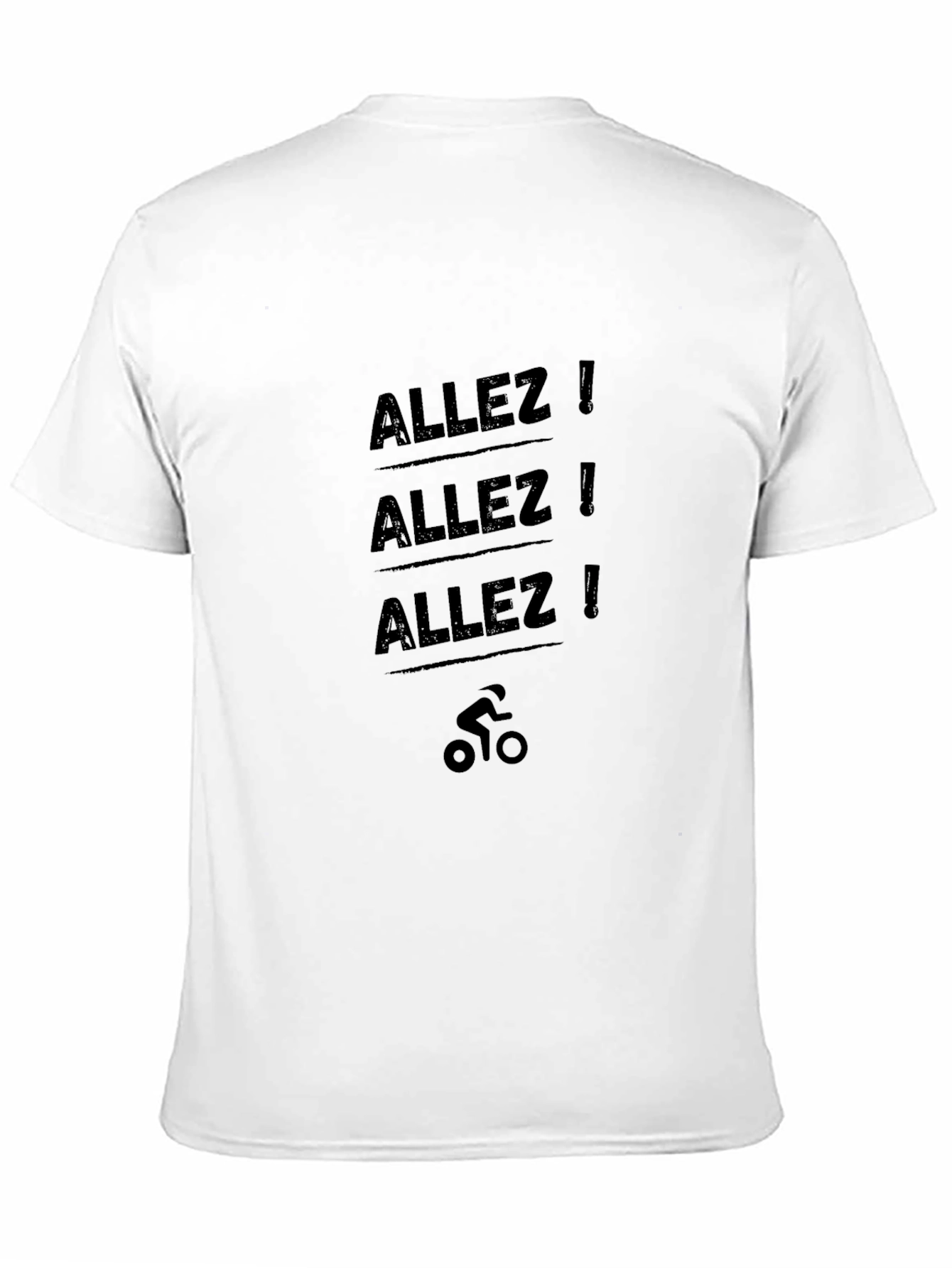 Allez! Cycling T-Shirt - Black Graphic Tee
