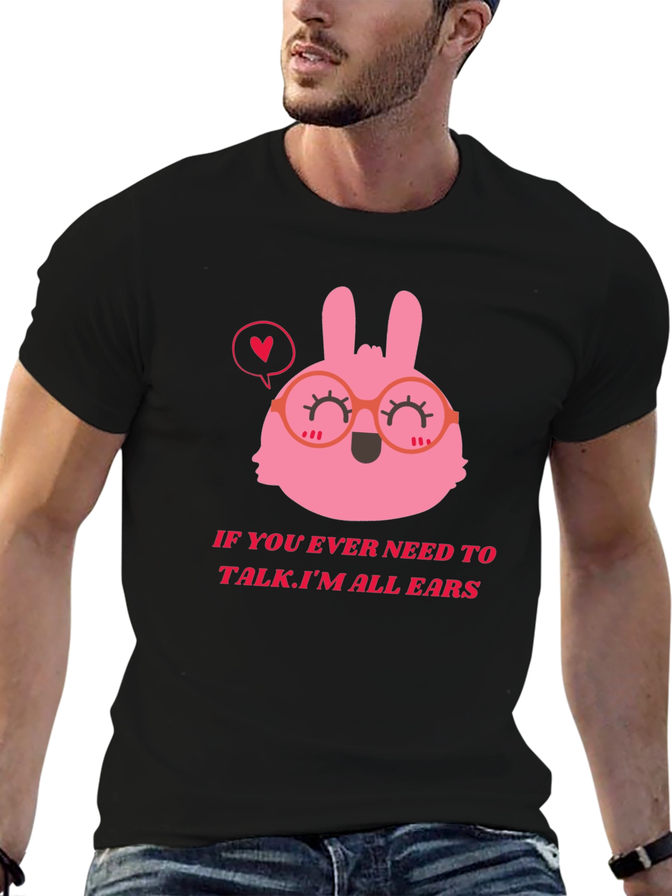 All Ears T-Shirt - Cute Bunny Design