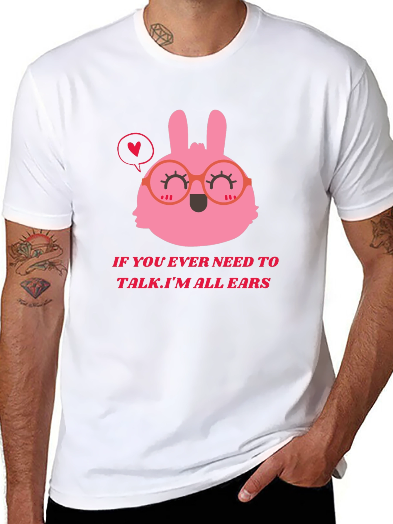 All Ears T-Shirt - Cute Bunny Design