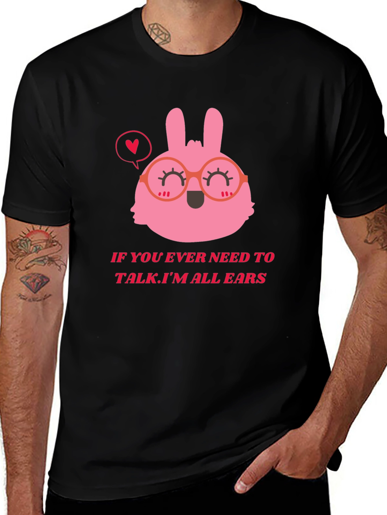 All Ears T-Shirt - Cute Bunny Design