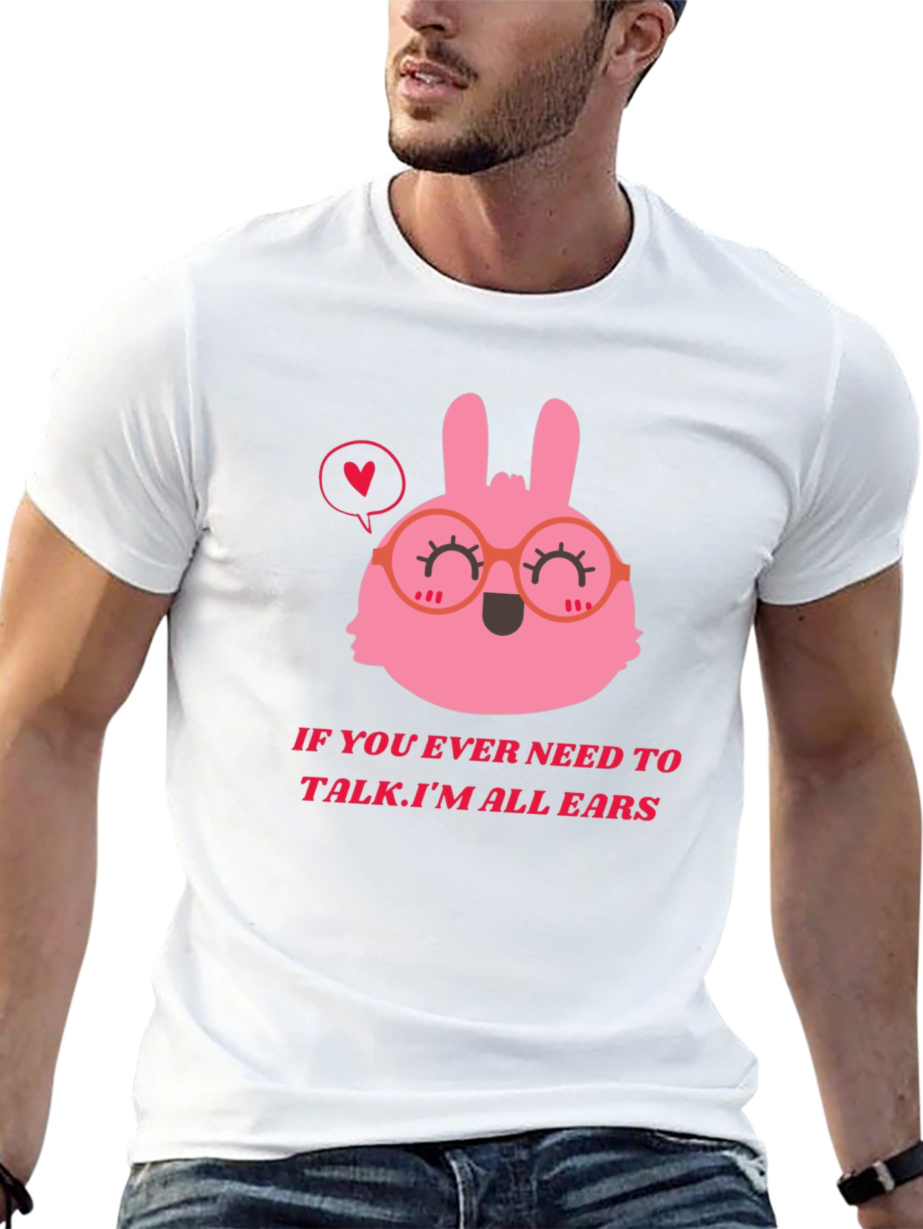 All Ears T-Shirt - Cute Bunny Design