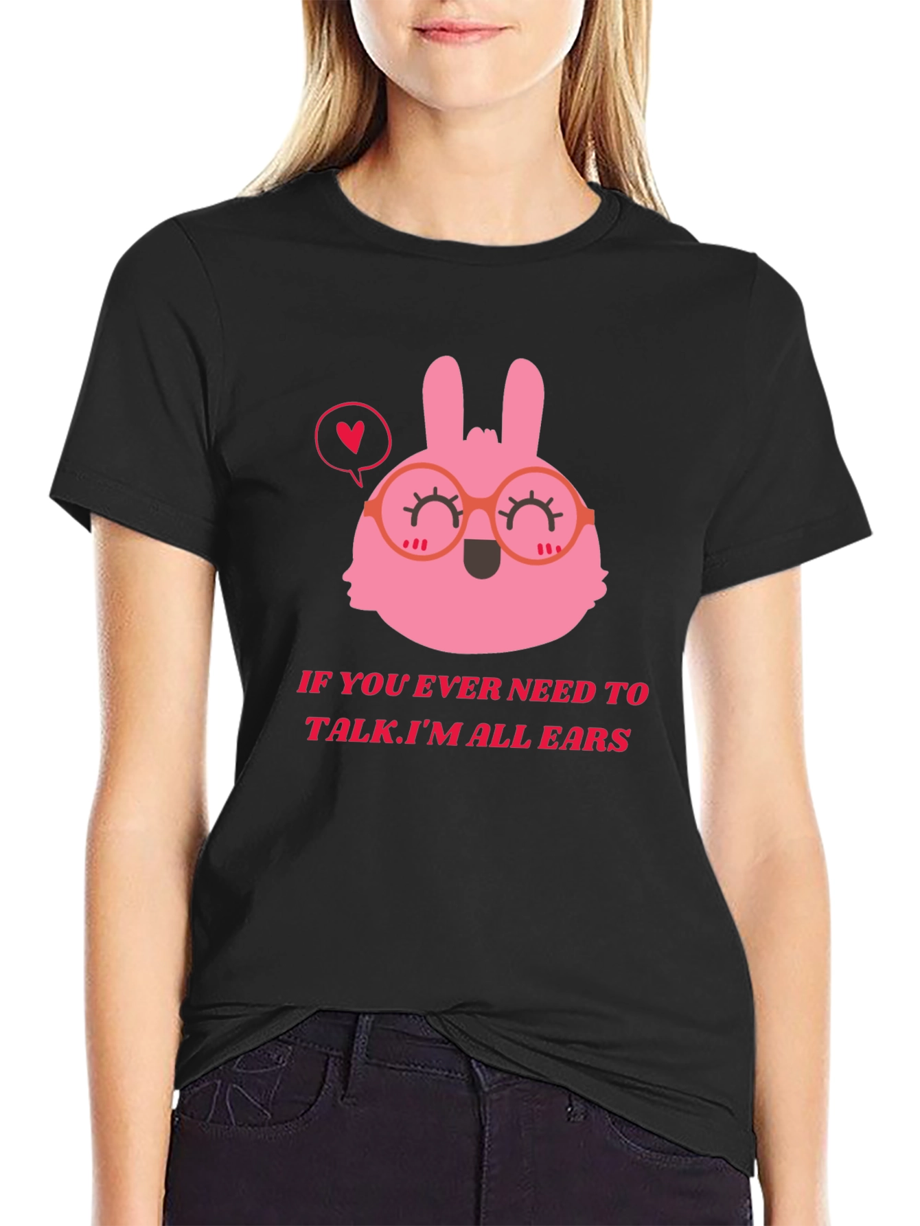 All Ears T-Shirt - Cute Bunny Design