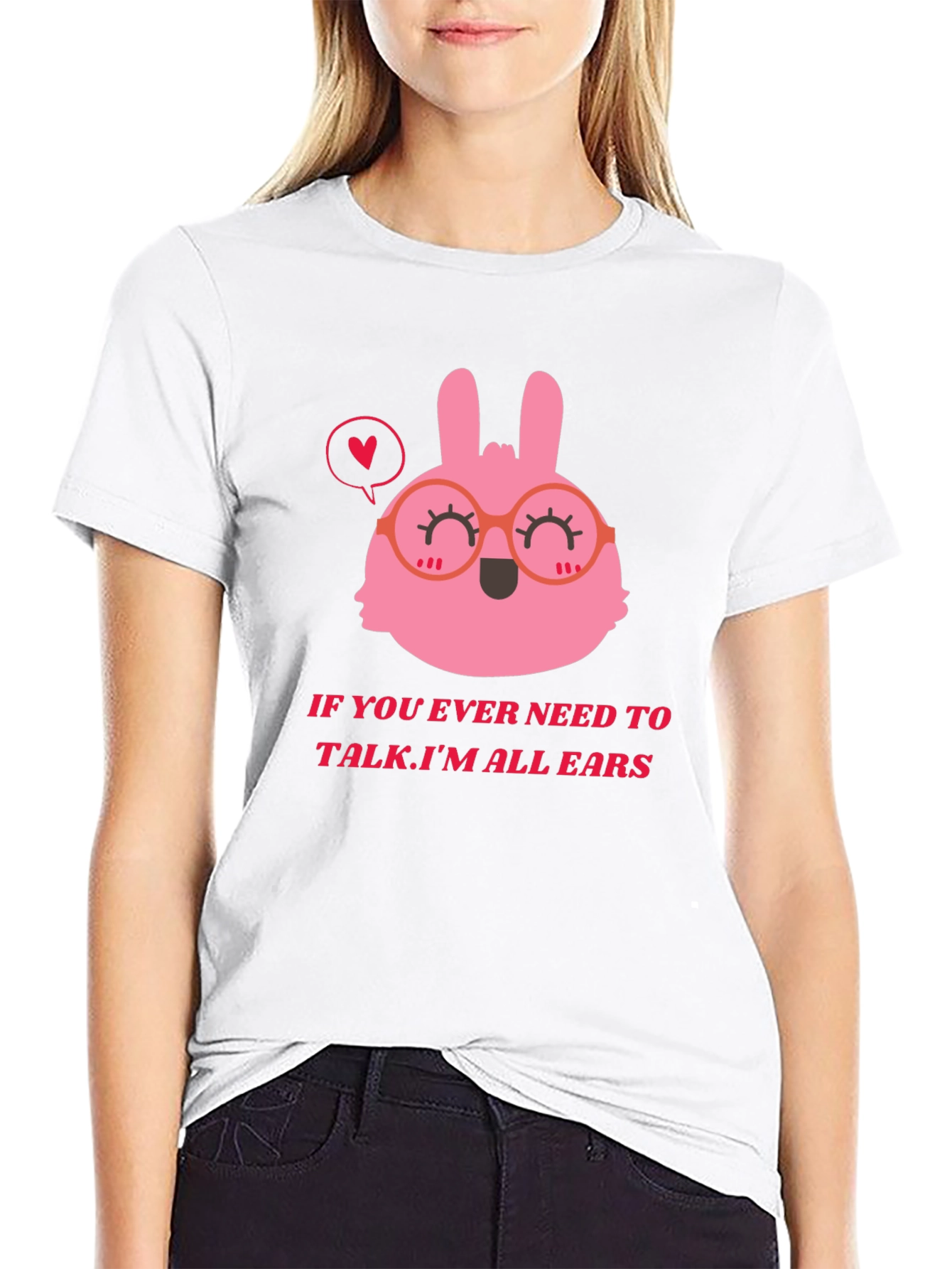 All Ears T-Shirt - Cute Bunny Design