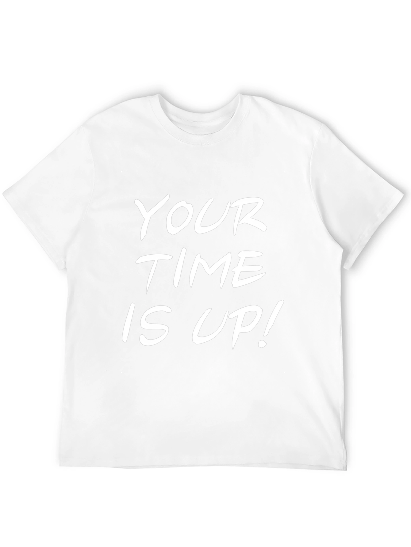 Your Time Is Up! Black Graphic Tee