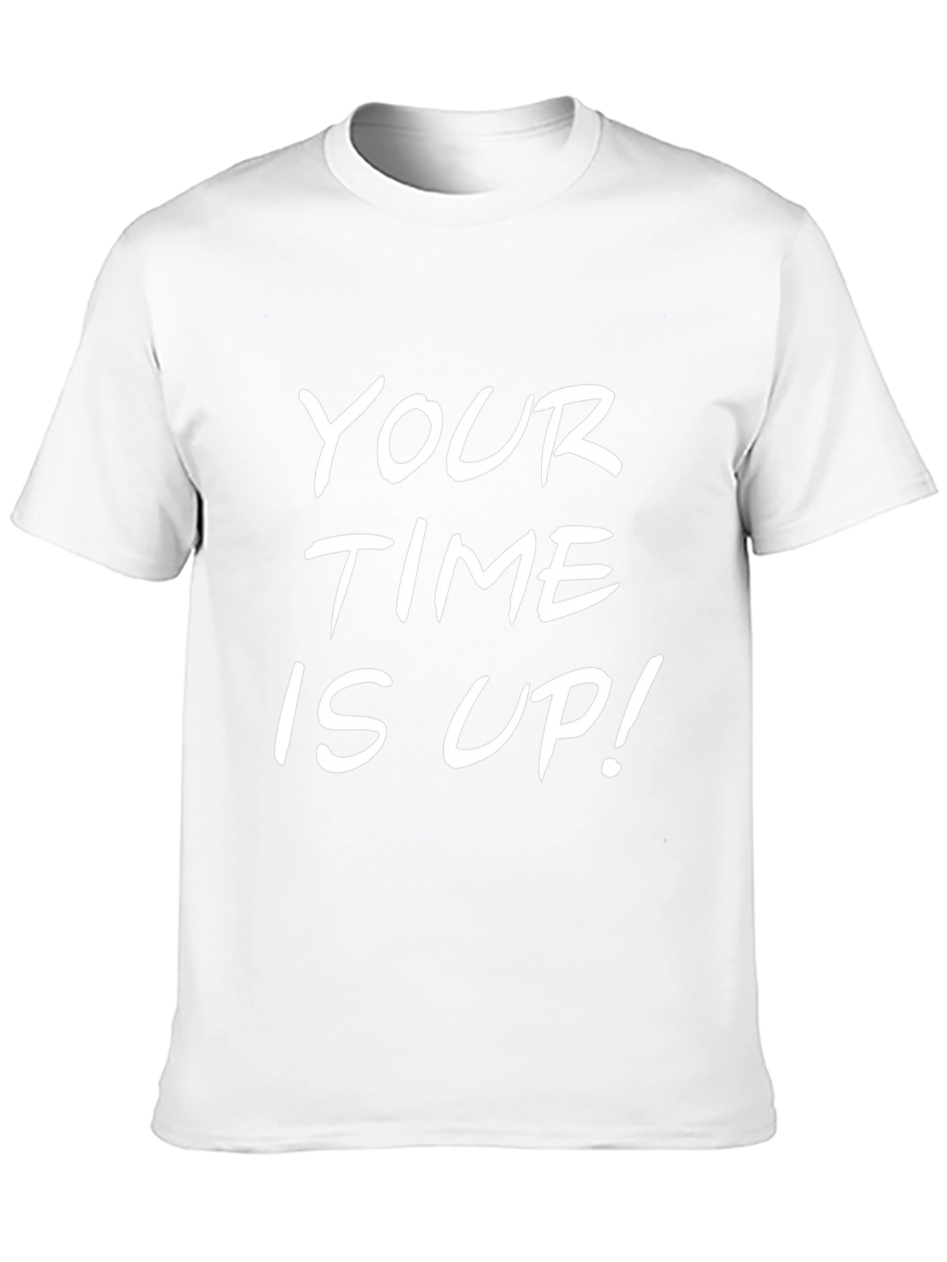 Your Time Is Up! Black Graphic Tee