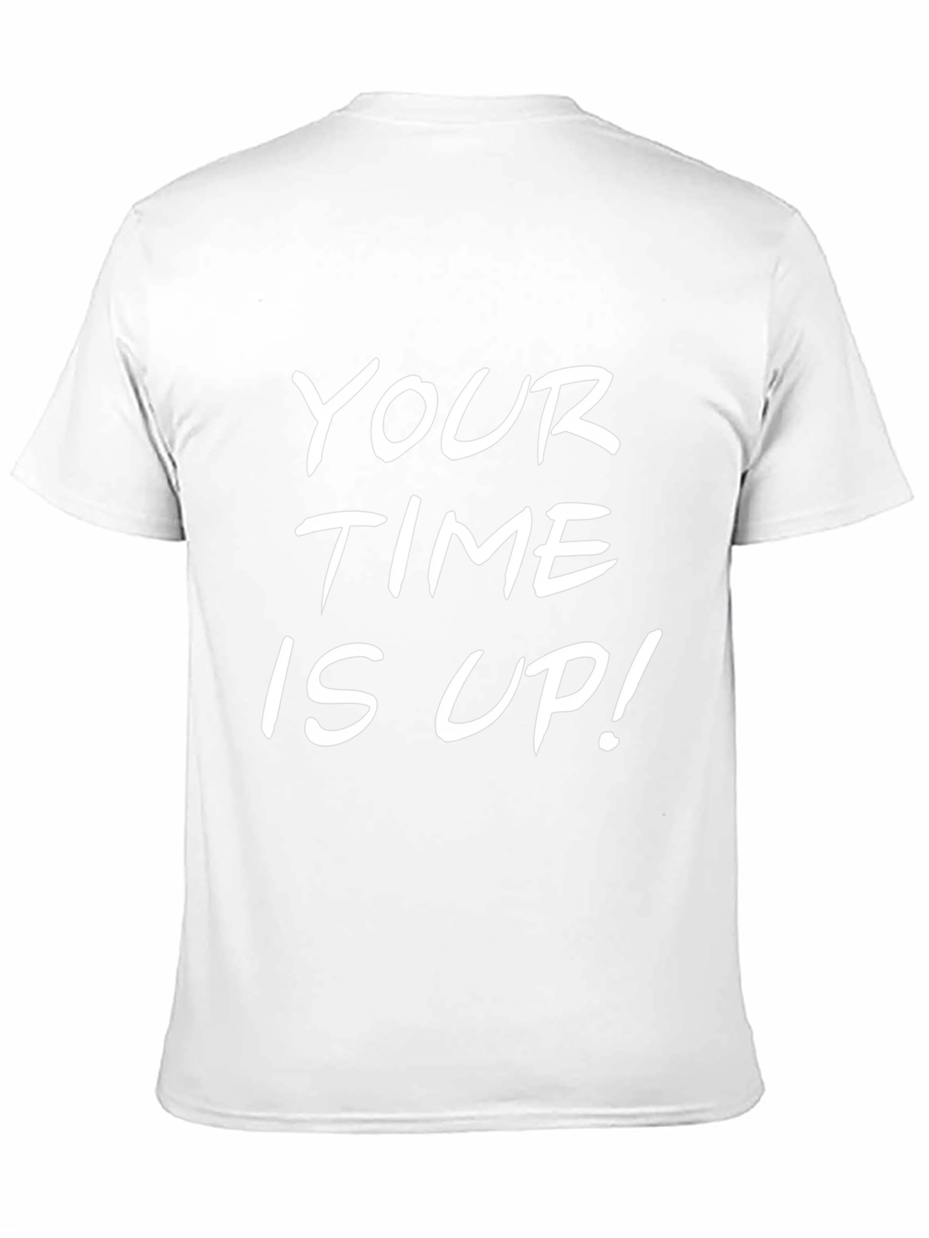 Your Time Is Up! Black Graphic Tee