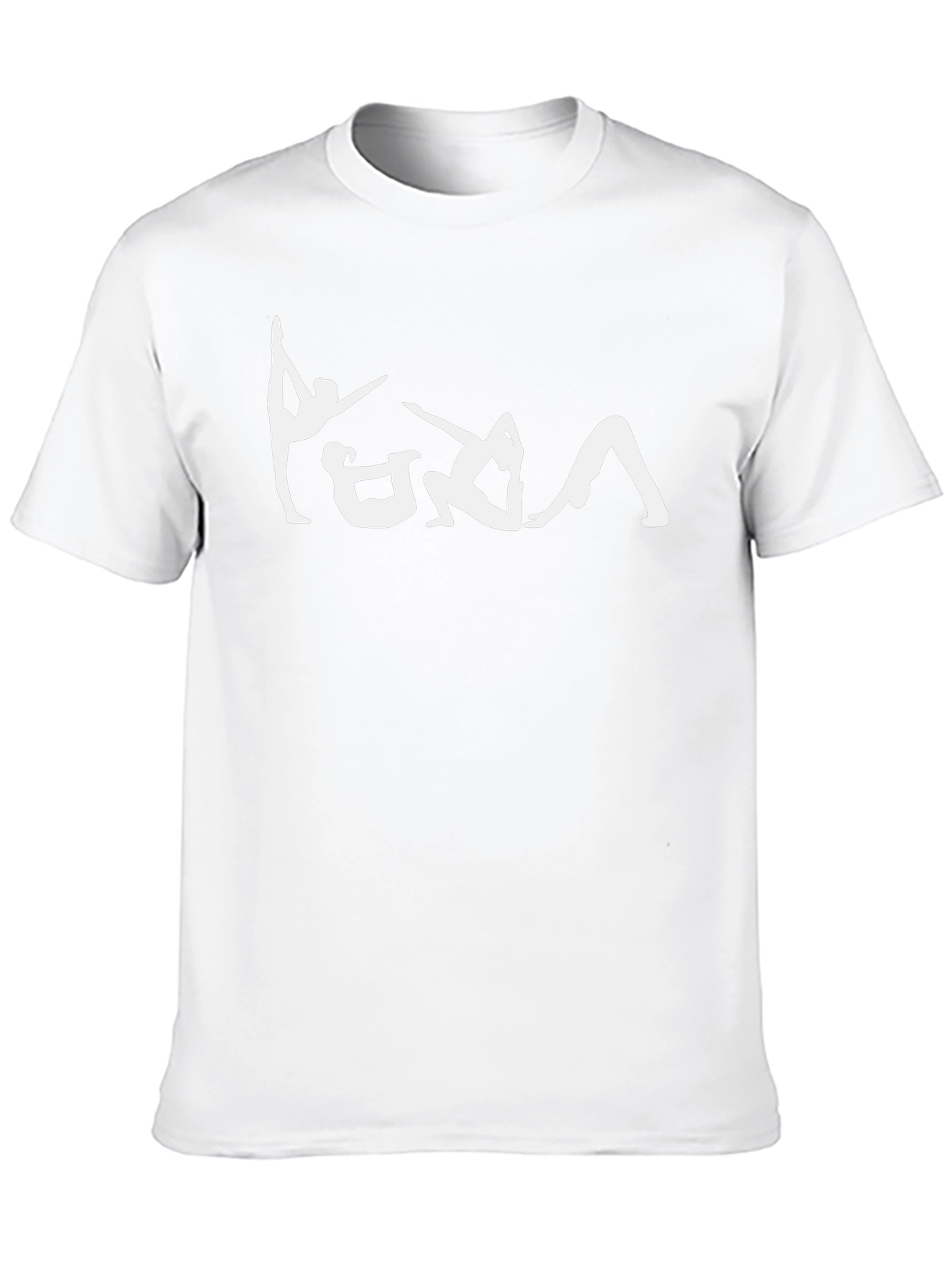 Yoga Pose Black T-Shirt - Fitness Apparel