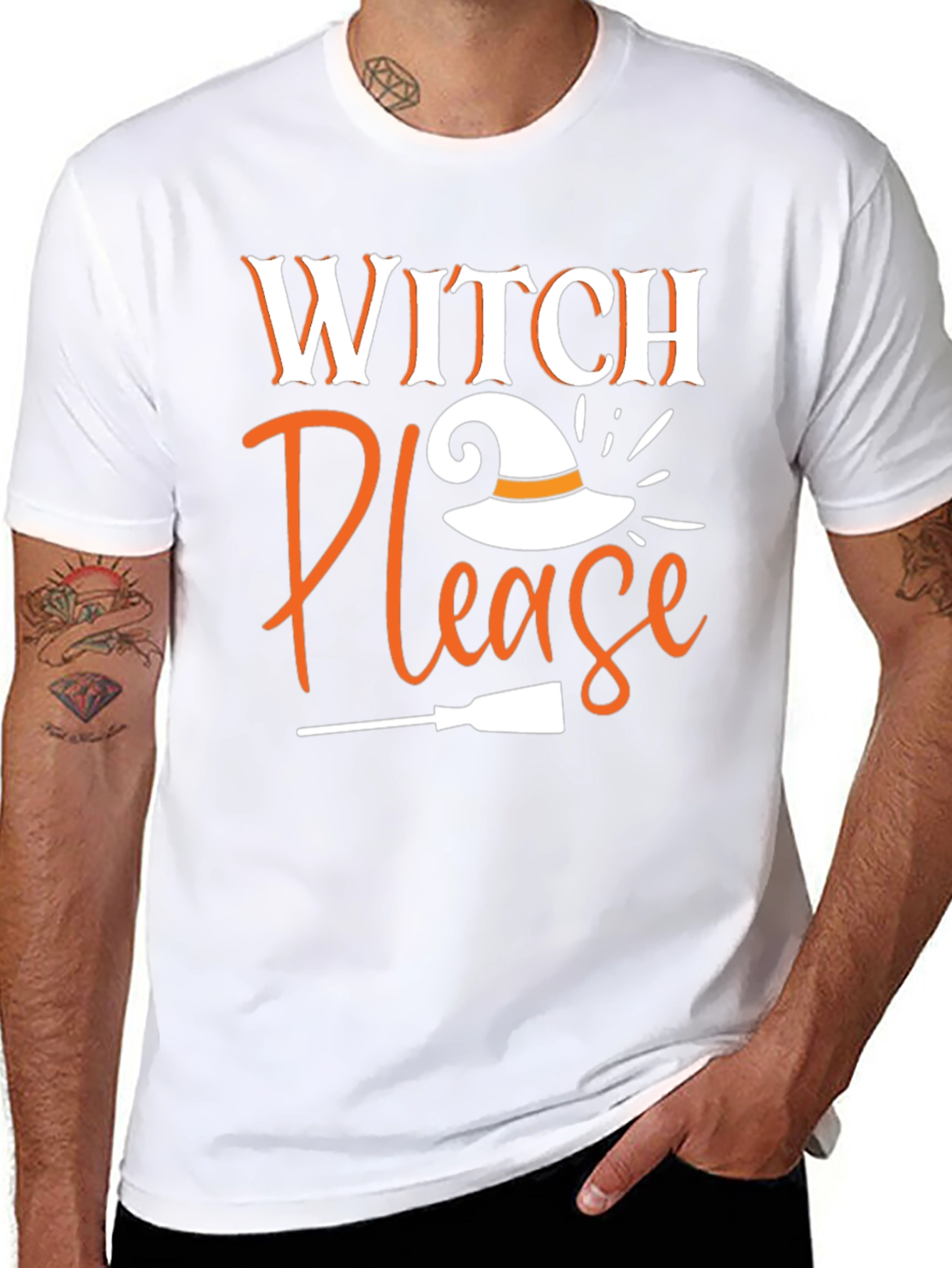 Witch Please Halloween T-Shirt - Black Tee