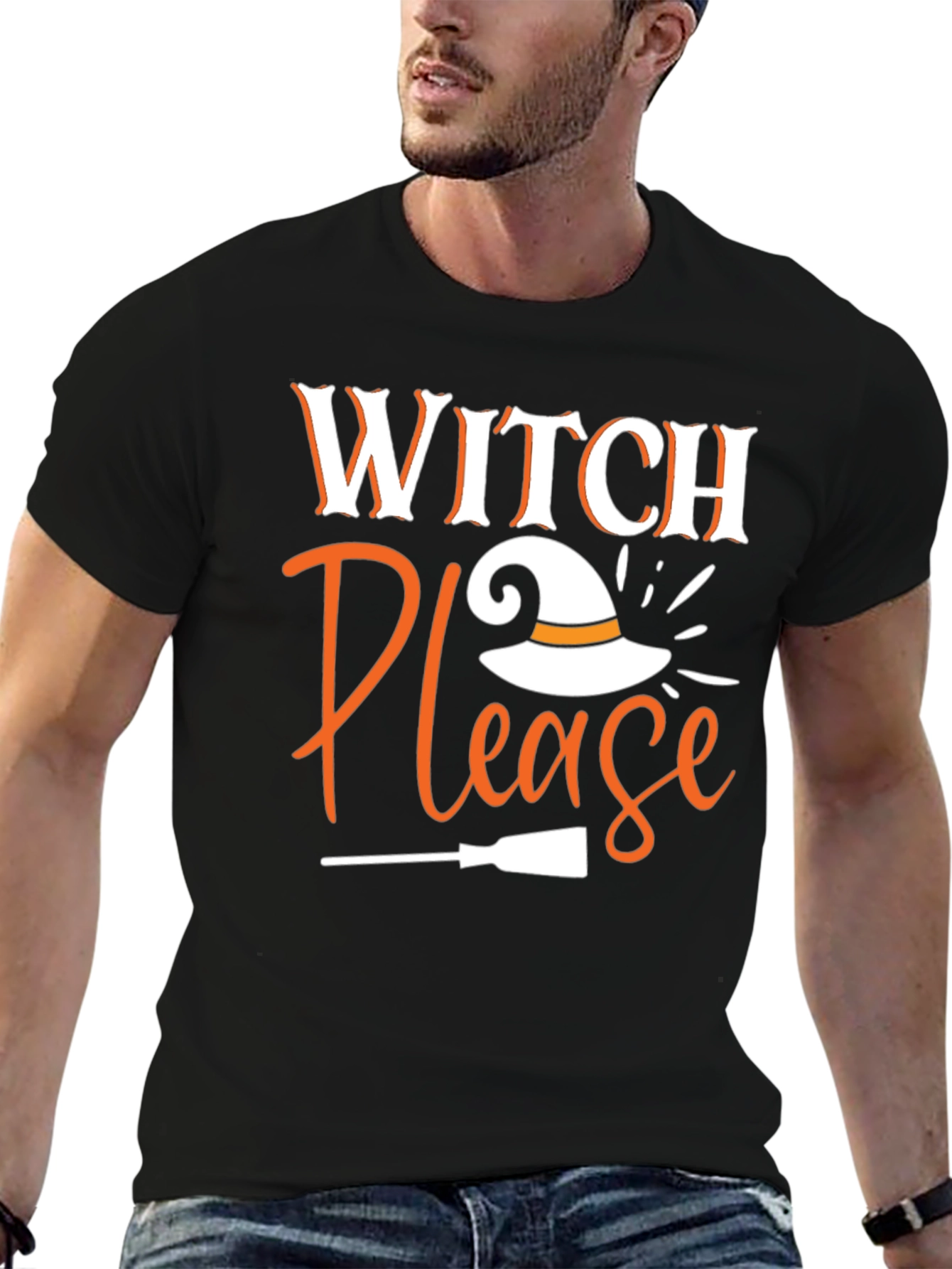 Witch Please Halloween T-Shirt - Black Tee