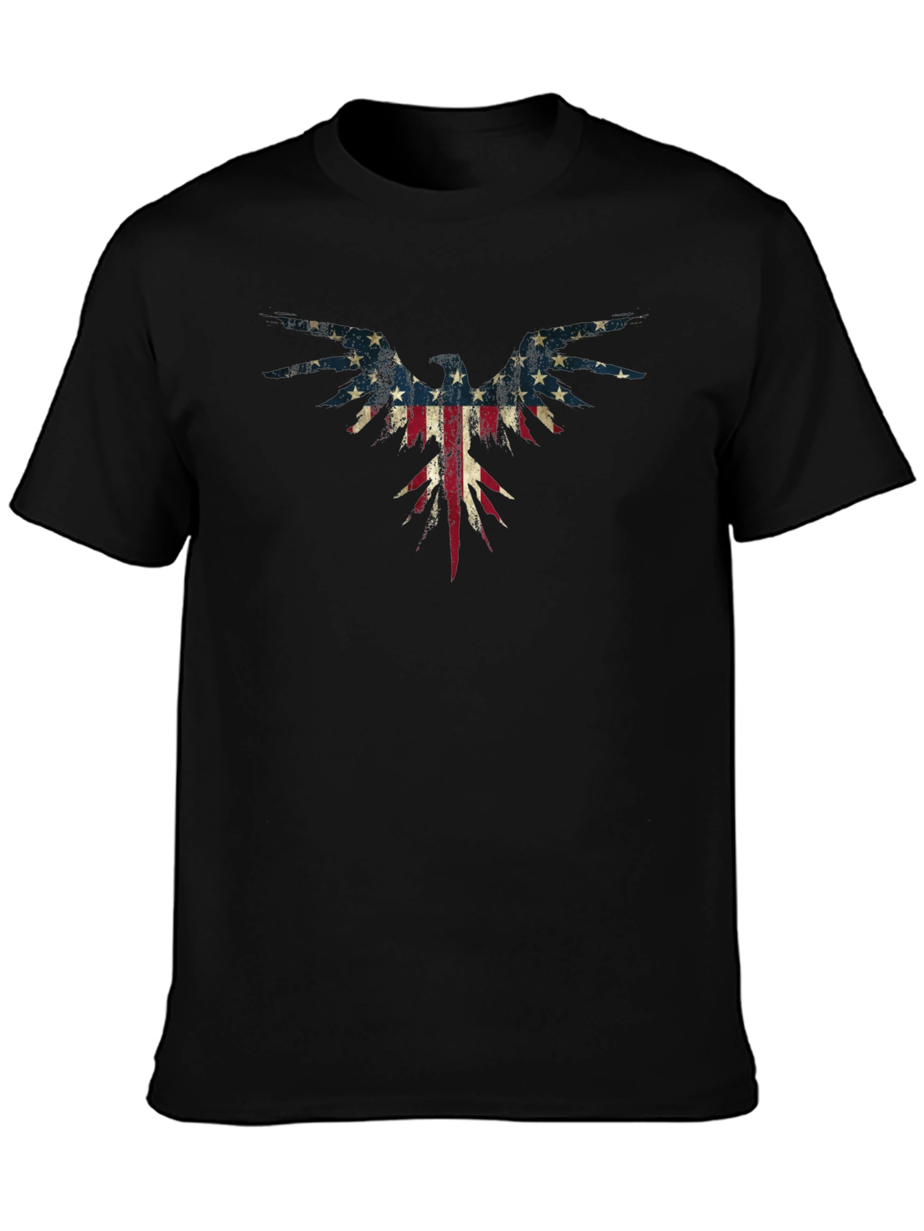 American Flag Eagle Graphic T-Shirt