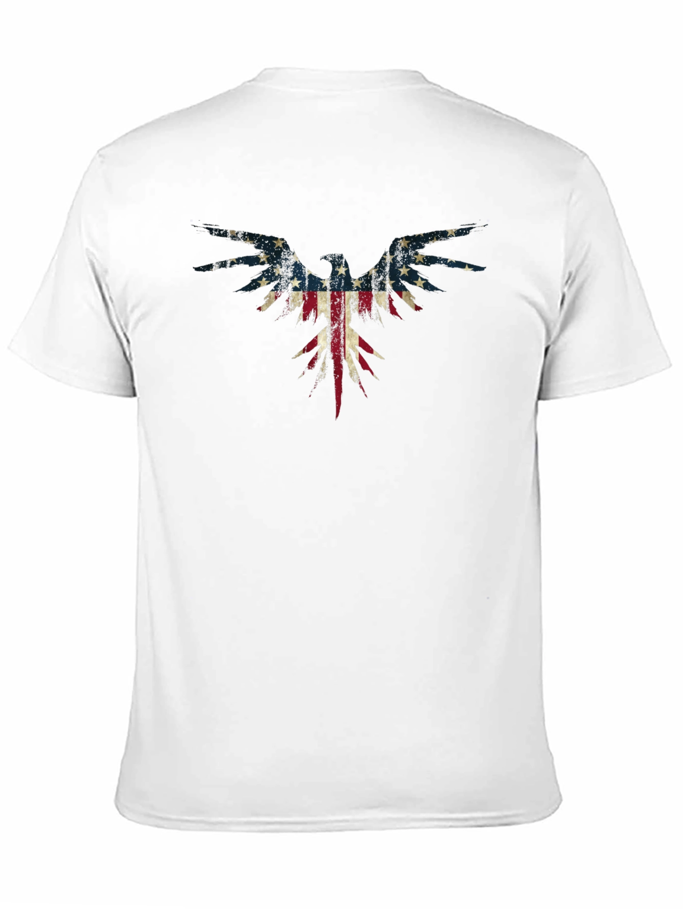 American Flag Eagle Graphic T-Shirt