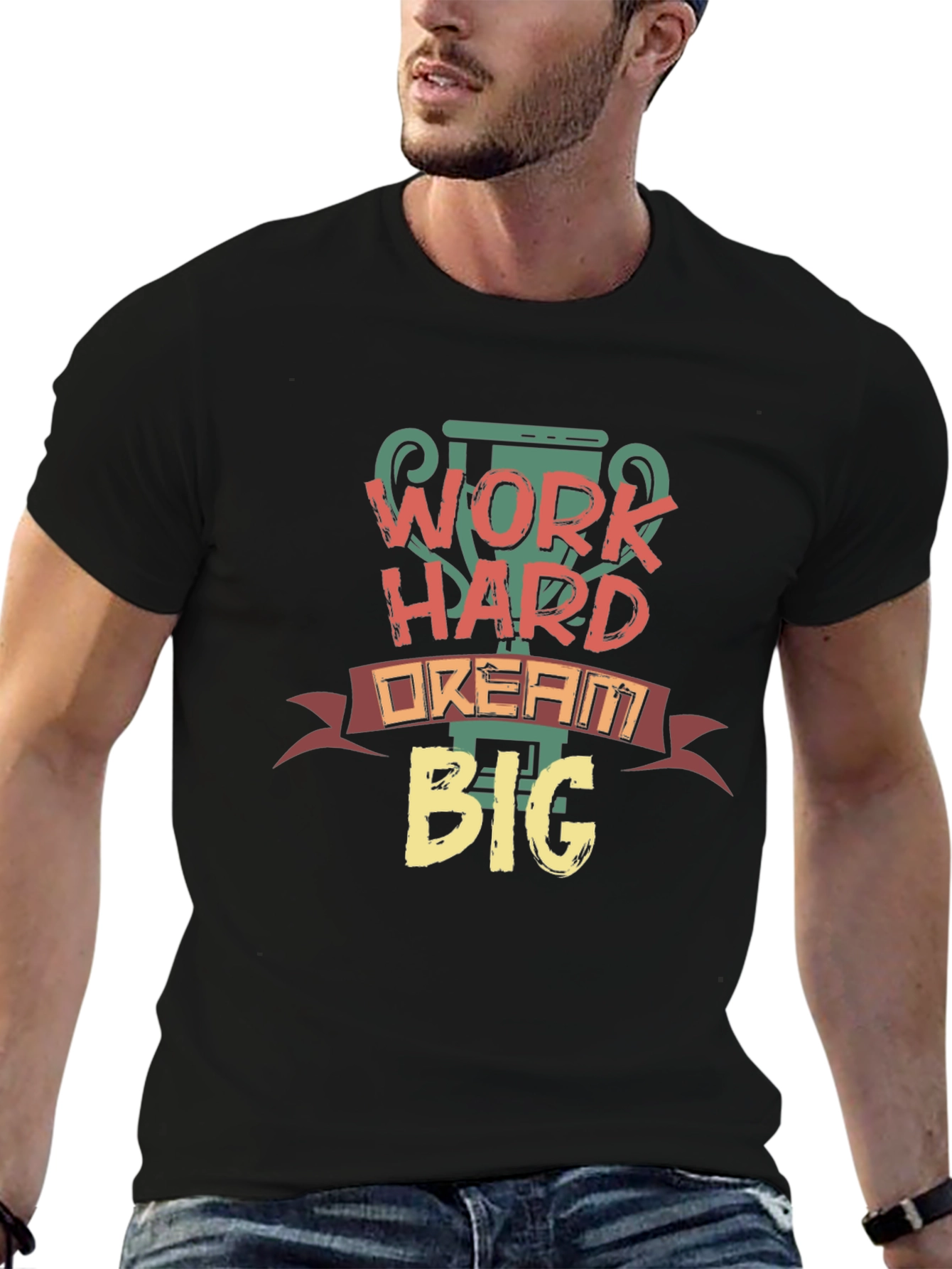 Work Hard Dream Big Graphic Tee