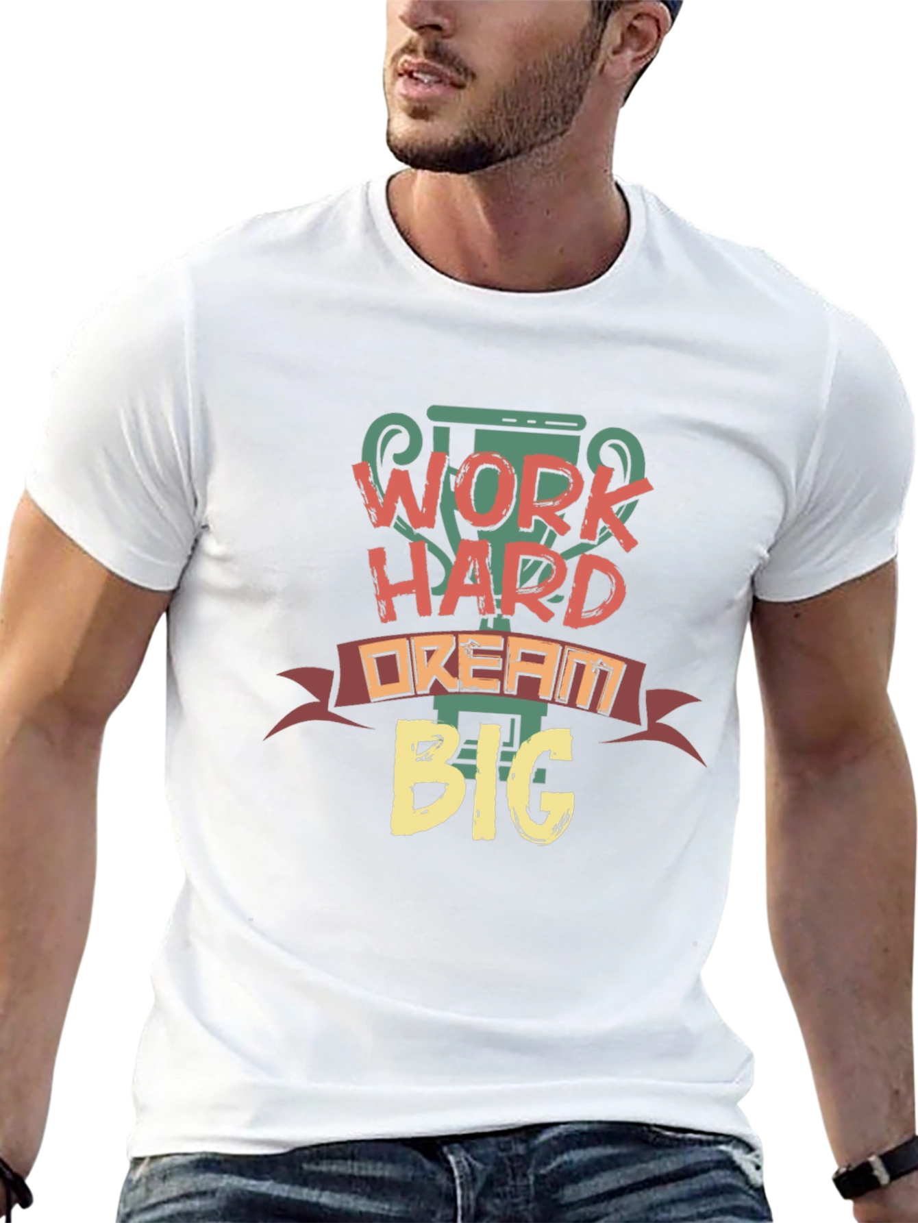 Work Hard Dream Big Graphic Tee