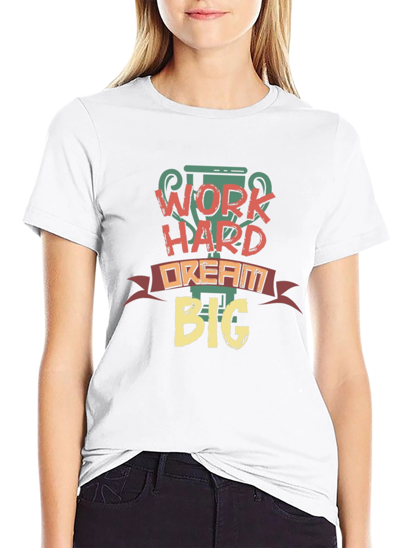 Work Hard Dream Big Graphic Tee