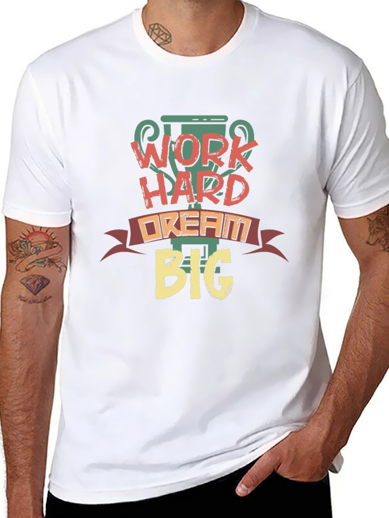 Work Hard Dream Big Graphic Tee
