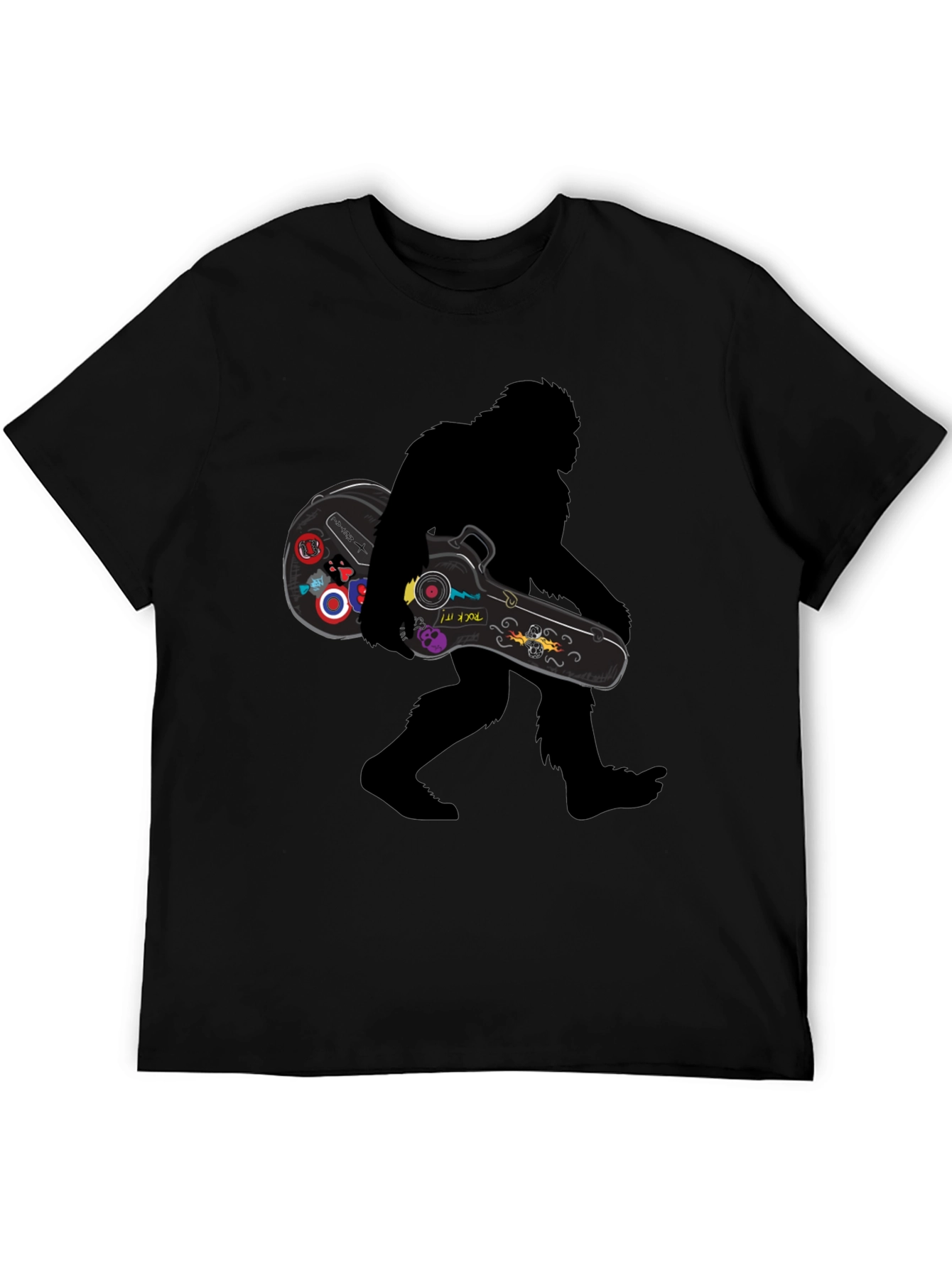 Sasquatch Guitarist Graphic Tee