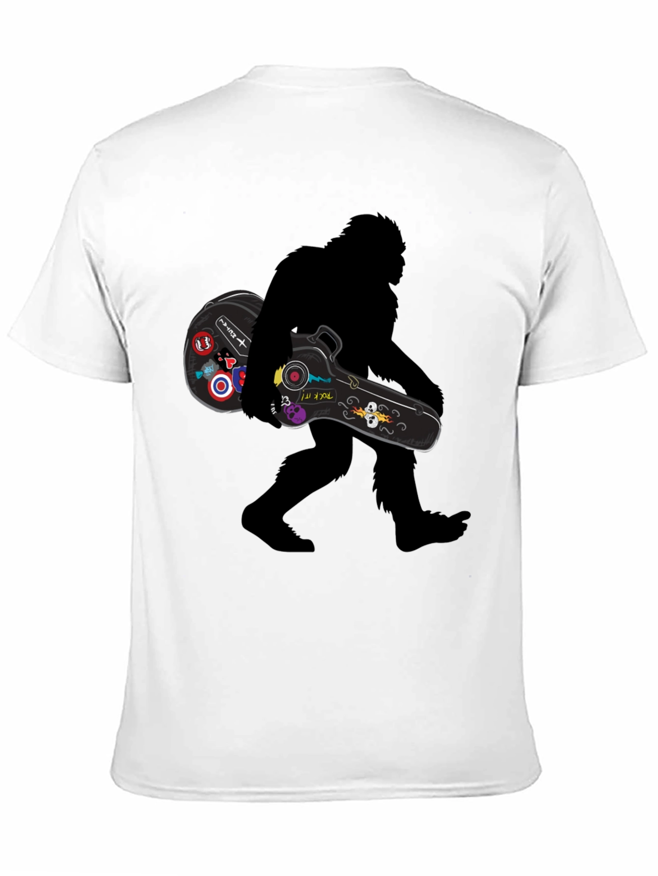 Sasquatch Guitarist Graphic Tee