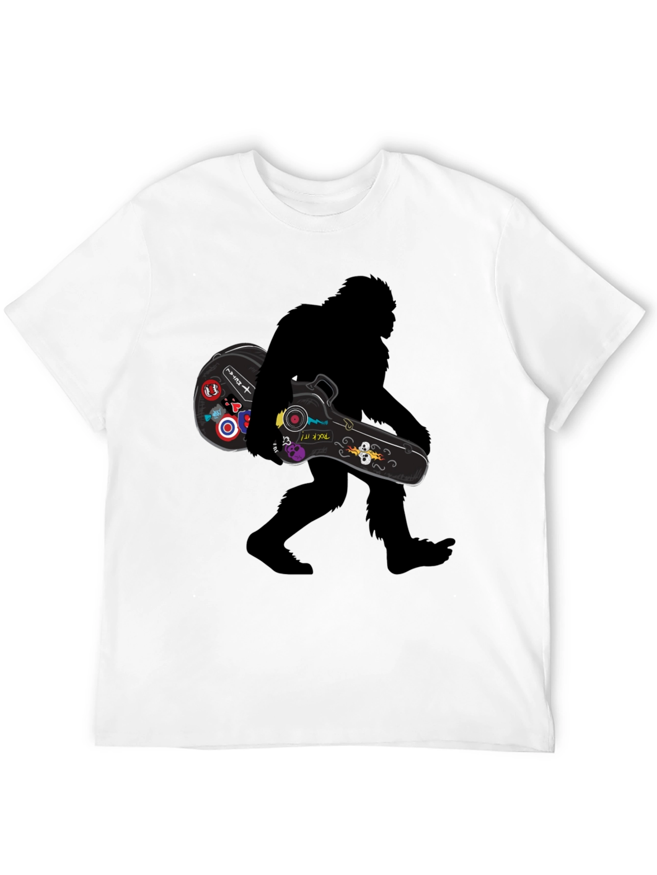 Sasquatch Guitarist Graphic Tee