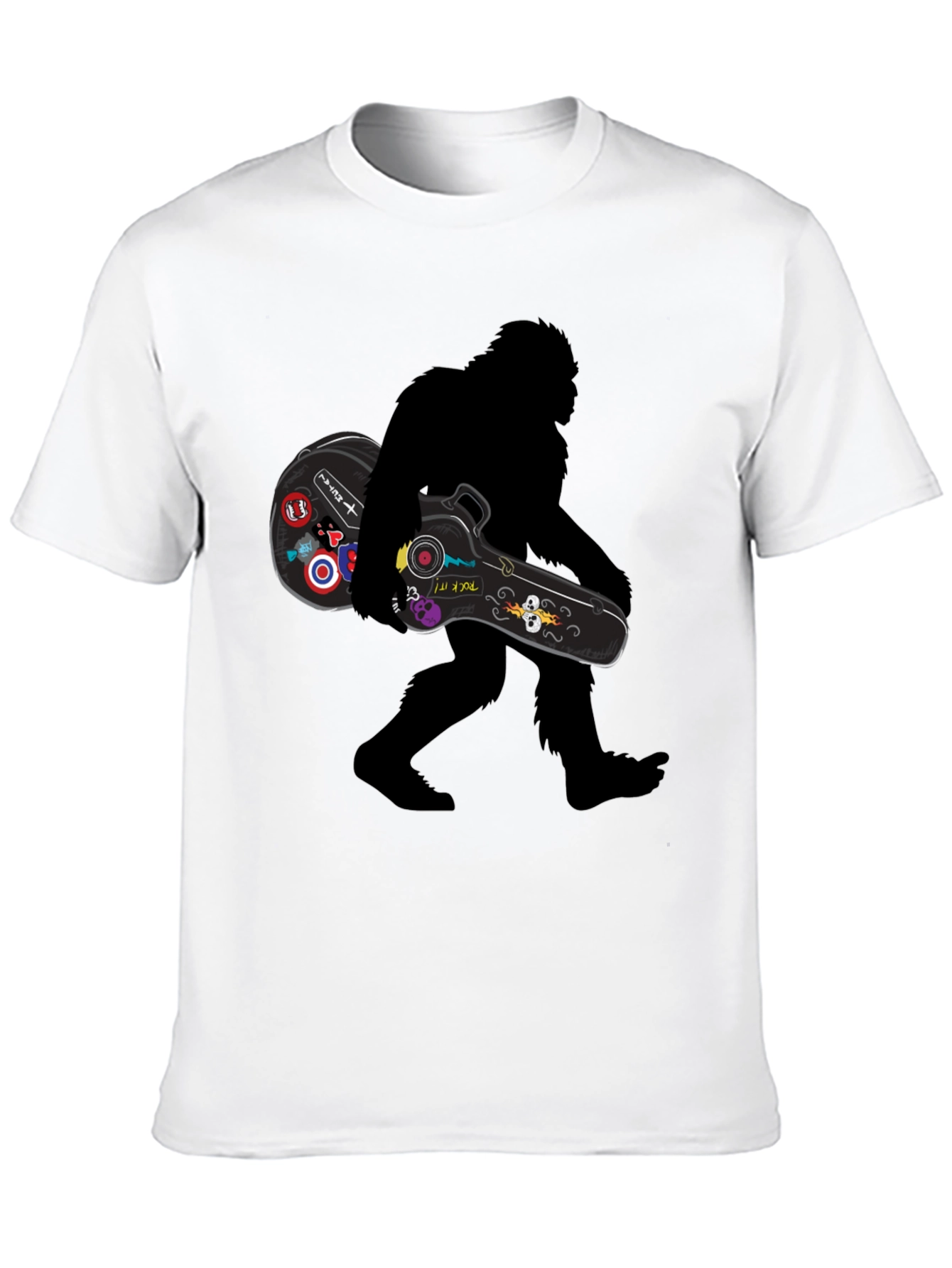 Sasquatch Guitarist Graphic Tee
