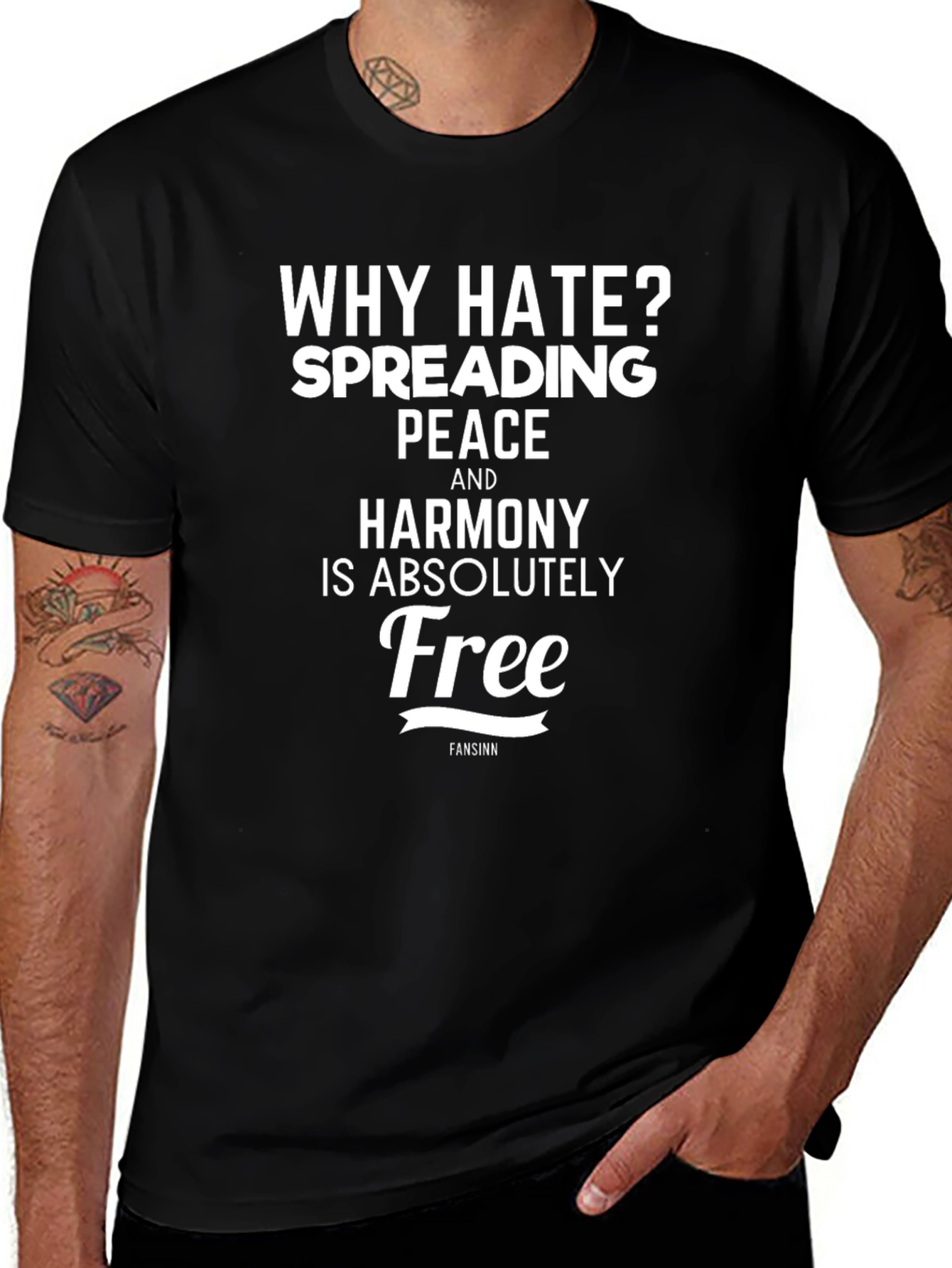 Why Hate? Spread Peace T-Shirt
