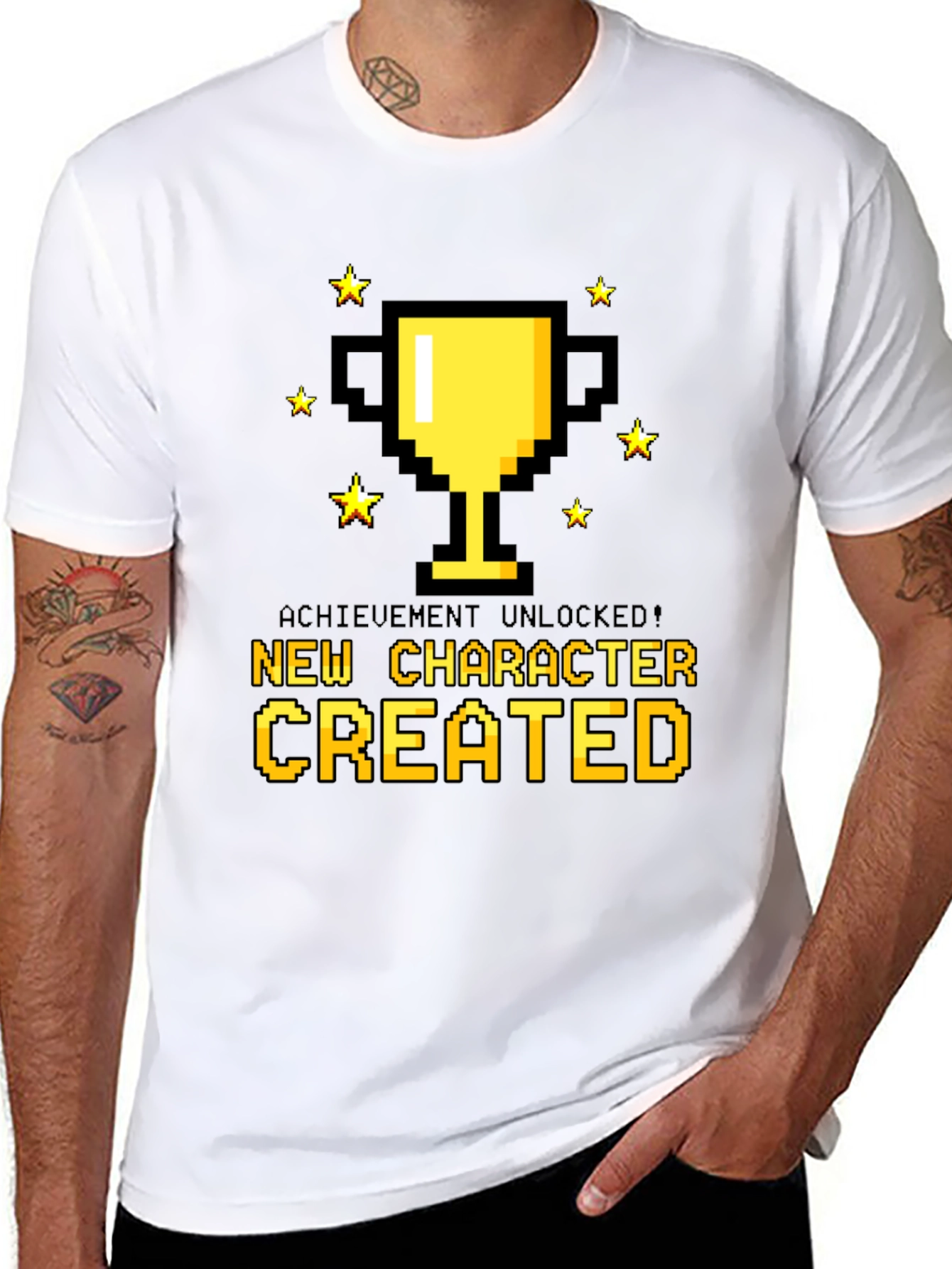 Achievement Unlocked: New Character Created T-Shirt